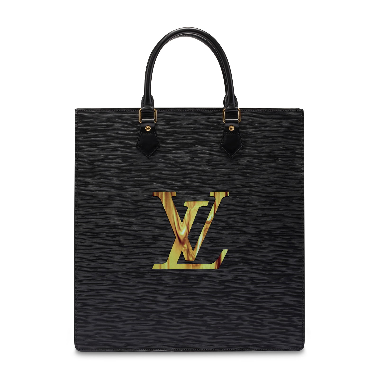 A RARE, BLACK EPI LEATHER SAC PLAT FUSION BY FABRIZIO PLESSI LOUIS VUITTON, 2008 (1 of 4)