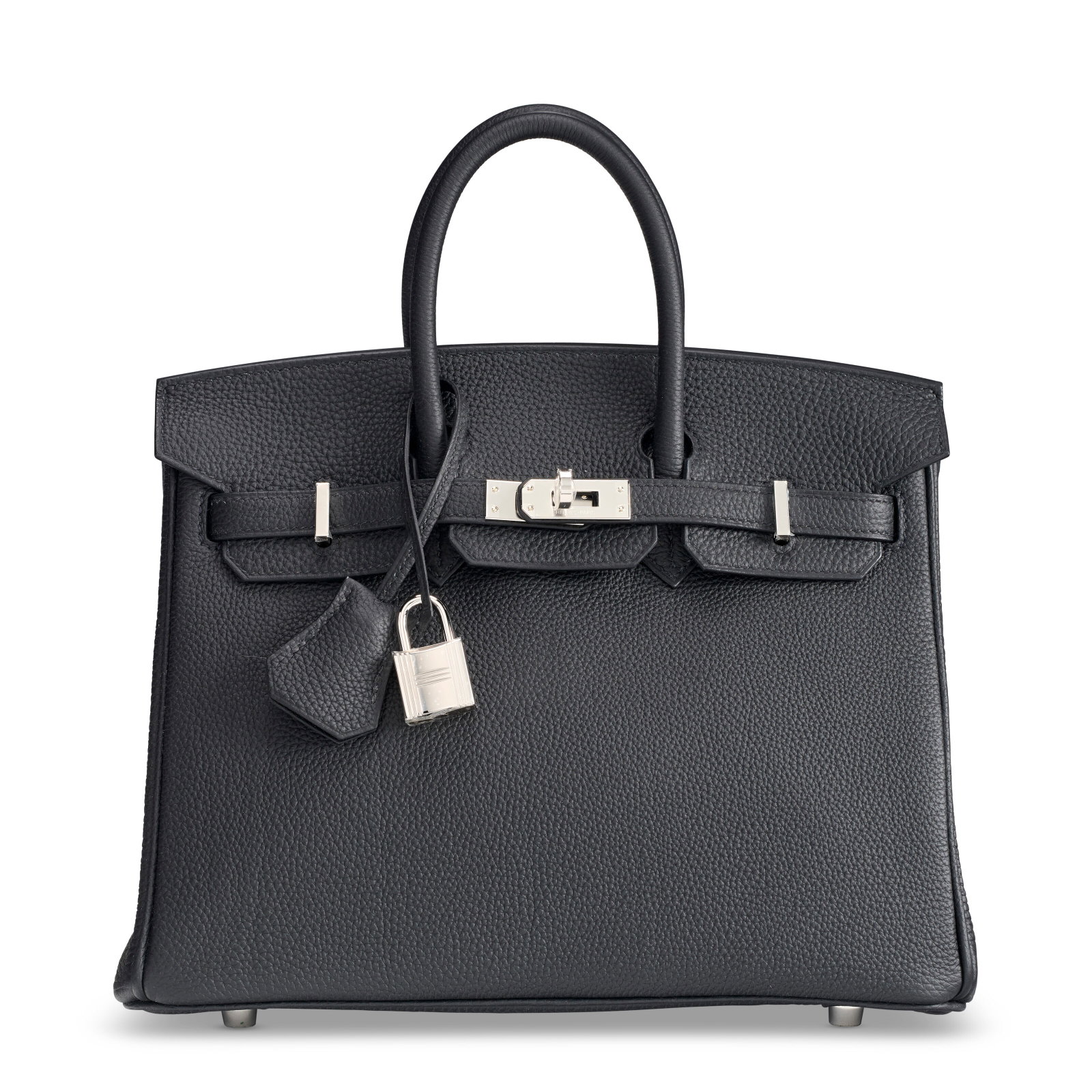 A BLACK TOGO LEATHER BIRKIN 25 WITH PALLADIUM HARDWARE HERMÈS, 2025 (1 of 4)