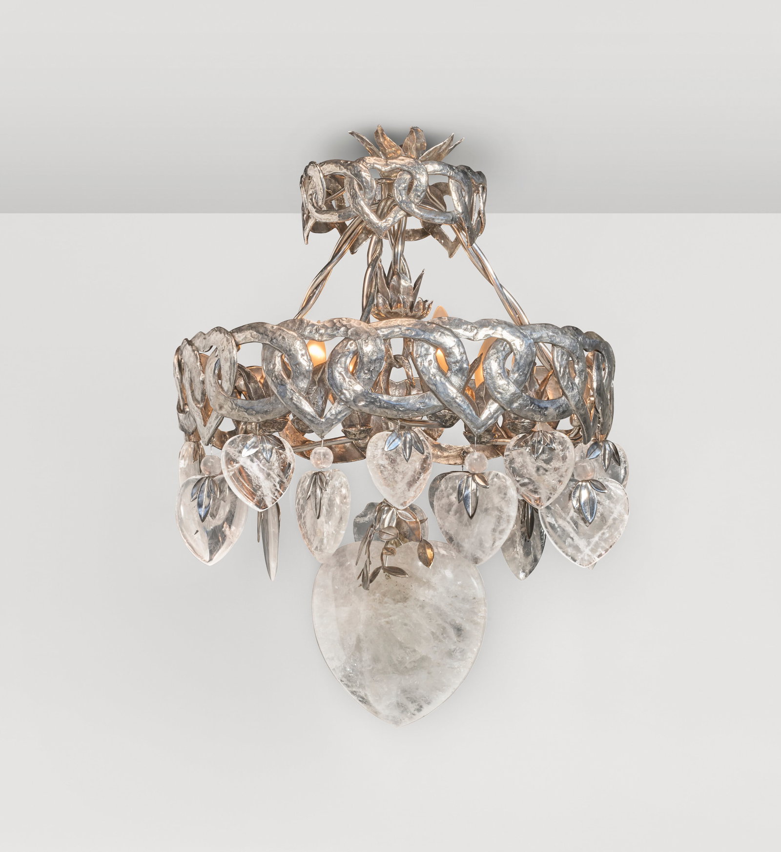 ROBERT GOOSSENS (1927-2016) 'Coeurs' Ceiling Light, circa 2000 (1 of 4)