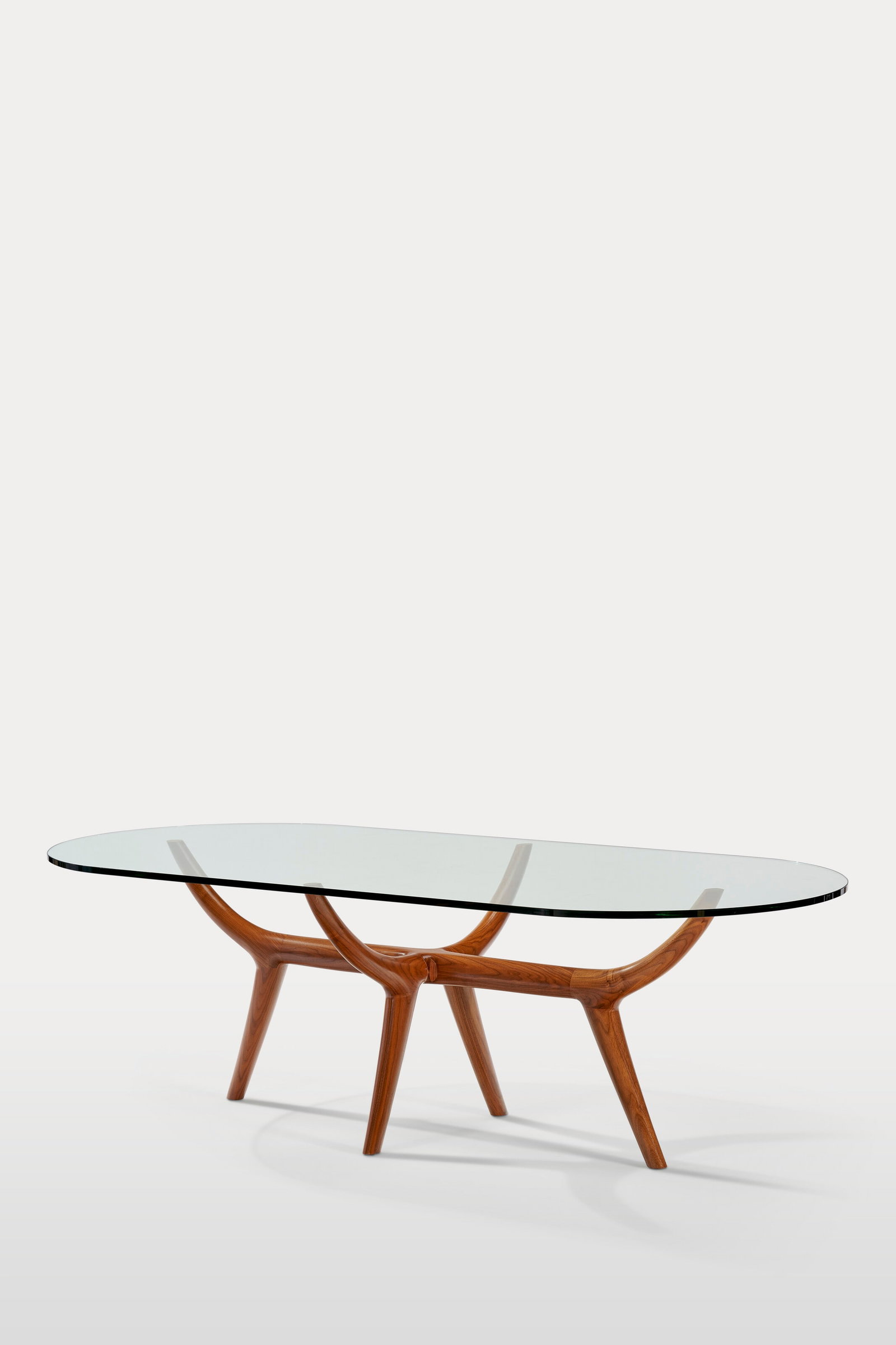 PAUL MATHIEU (B. 1957) 'Havana' Dining Table, designed 2005: Details PAUL MATHIEU (B. 1957) 'Havana' Dining Table, designed 2005 walnut, glass 30 ¼ x 44 ½ x 95 in. (76.9 x 113 x 241.3 cm) Provenance Ralph Pucci, New York Acquired from the above by the