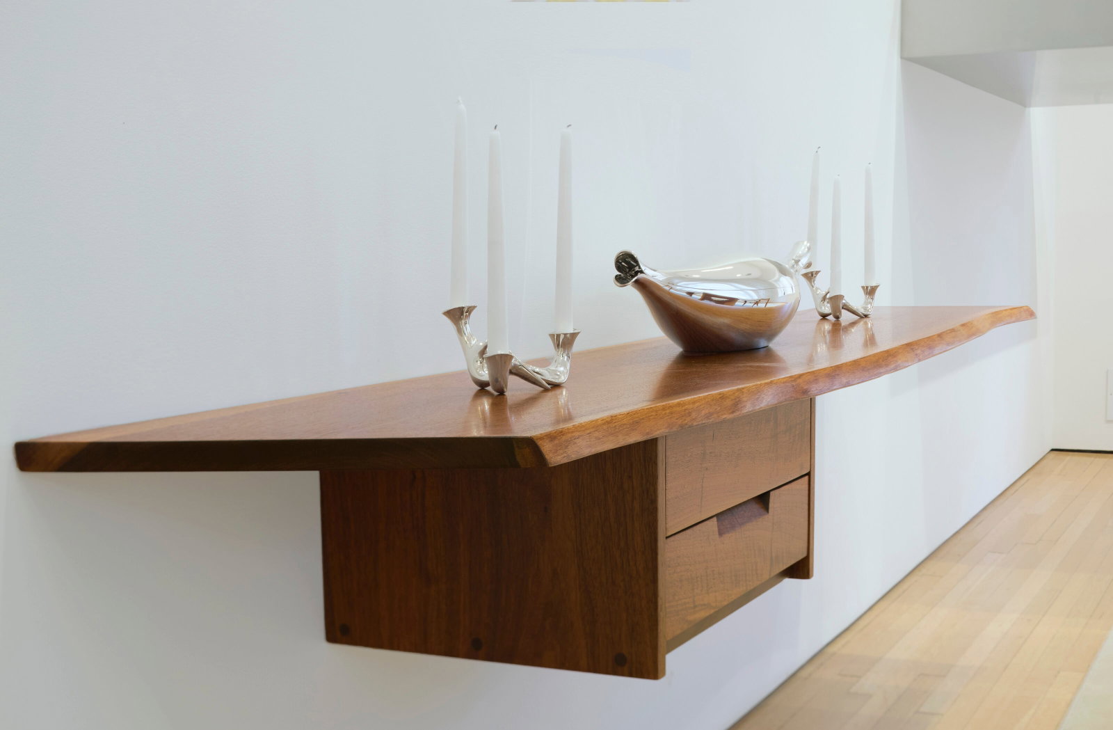HENNING KOPPEL (1918-1981) Pair of Candelabra, Model No. 956, designed 1946, executed 2003 (1 of 4)