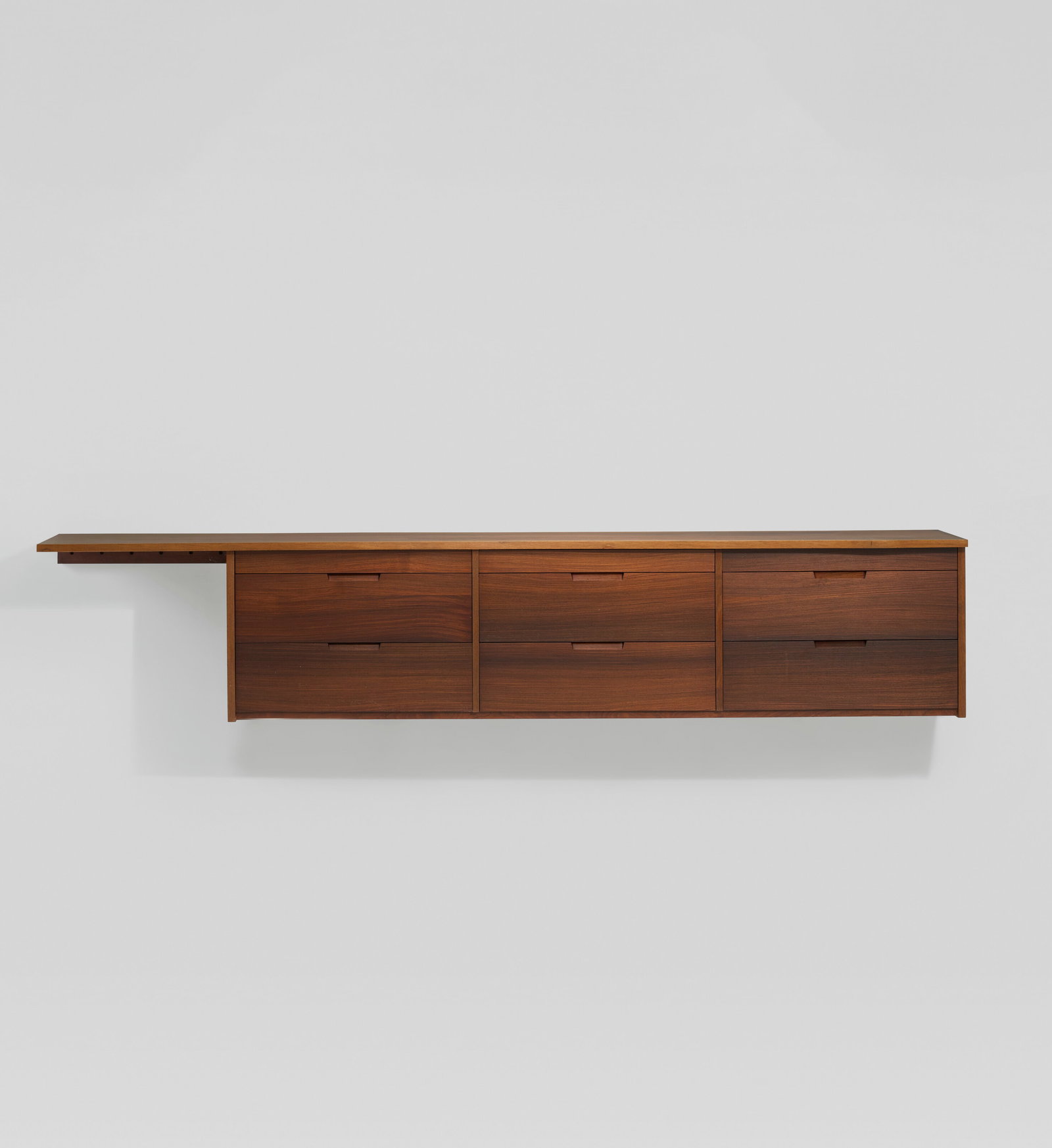 GEORGE NAKASHIMA (1905-1990) Monumental Wall-Mounted Cabinet, 1962 (1 of 4)