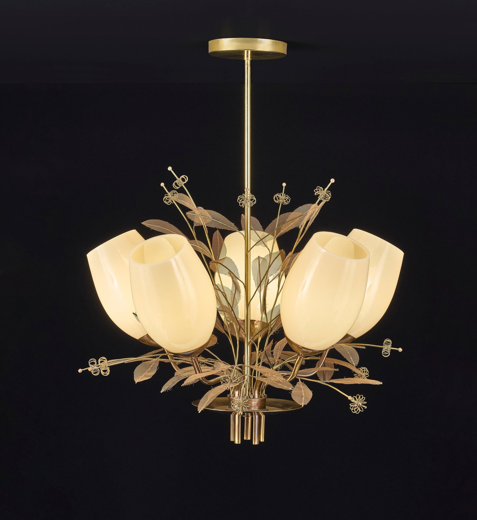 PAAVO TYNELL (1890-1973) Ceiling Light, Model No. 9029⁄5, circa 1955 (1 of 4)