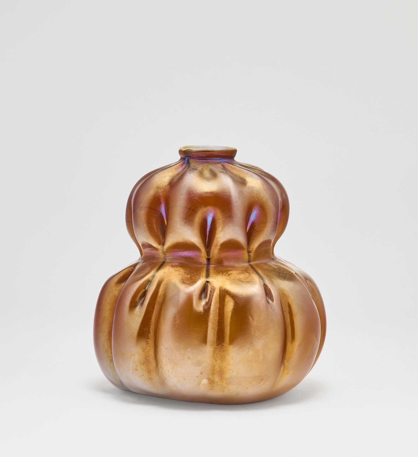 TIFFANY STUDIOS Gourd Vase, 1900-1903 (1 of 4)