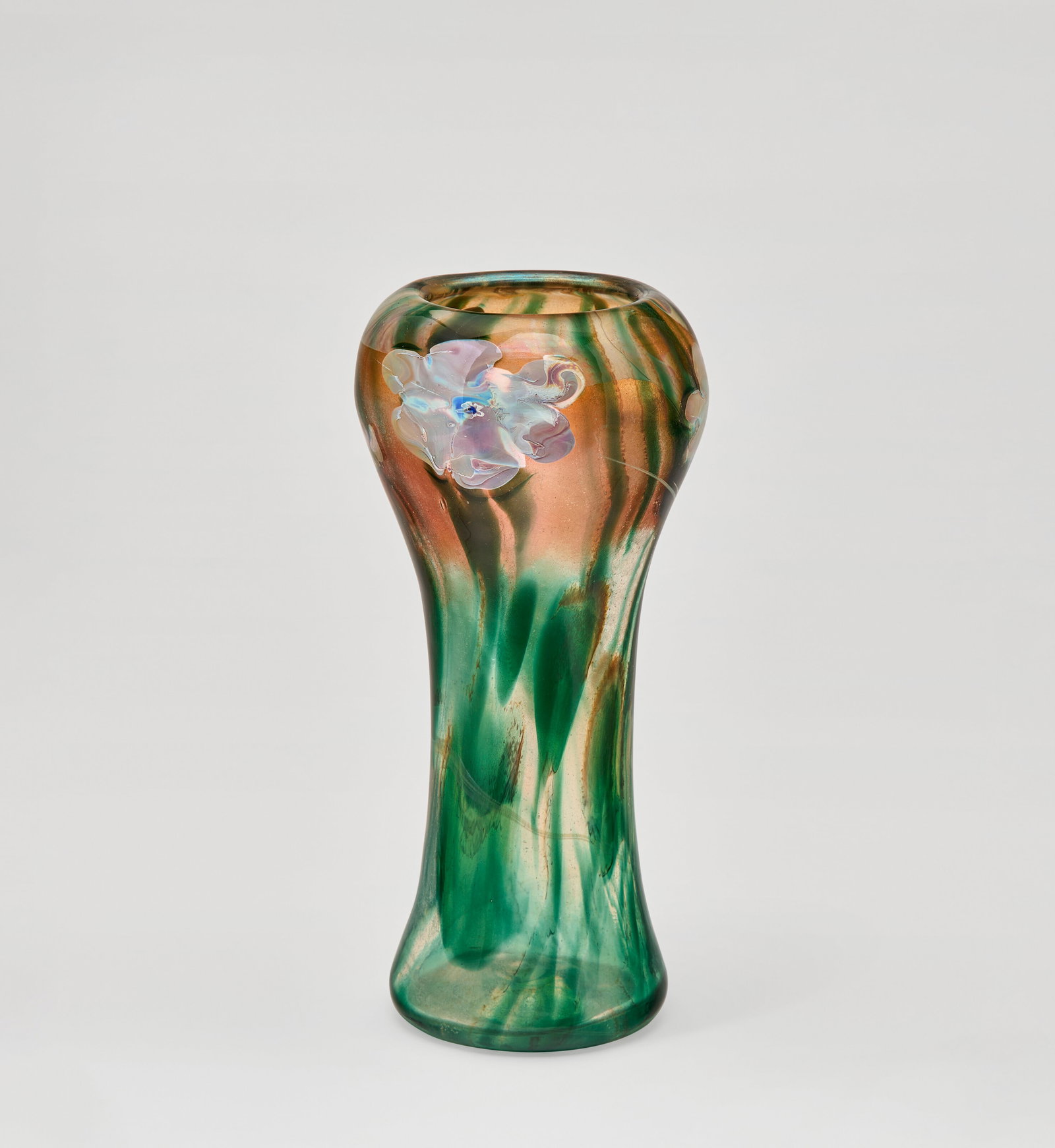 TIFFANY STUDIOS Floral Paperweight Vase, 1900-1903 (1 of 4)