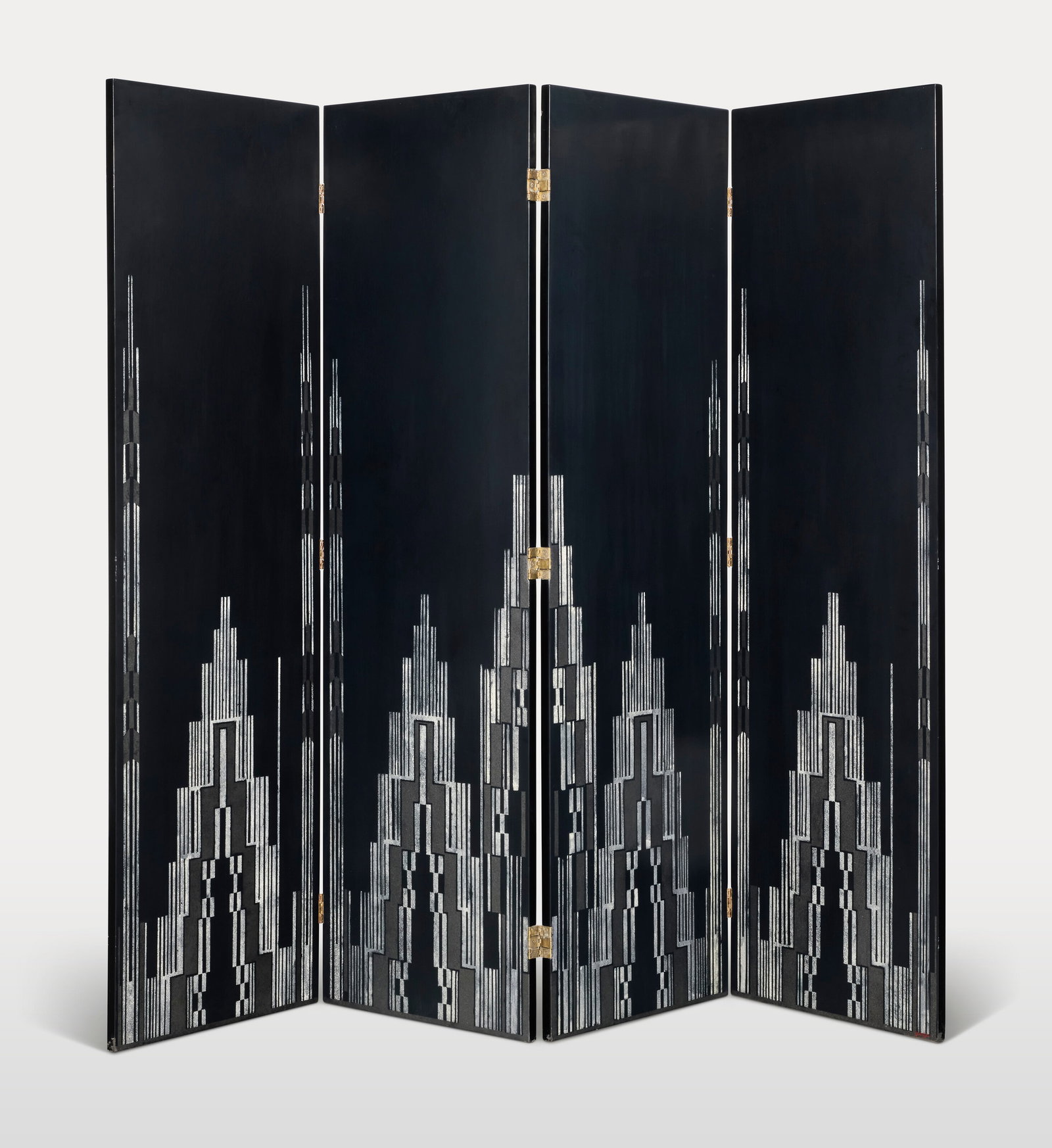 GASTON SUISSE (1896-1988) 'Skyline' Four-Panel Screen, from the collection of Madame Gisèle (1 of 4)