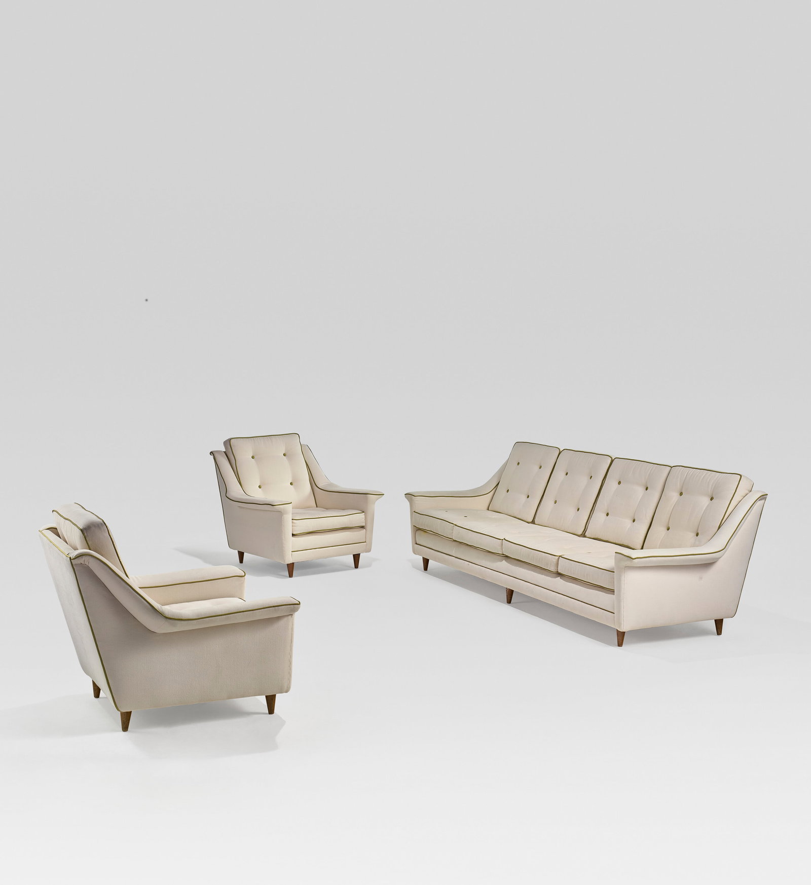 JOACHIM TENREIRO (1906-1992) Sofa and Pair of Armchairs, circa 1950 (1 of 4)