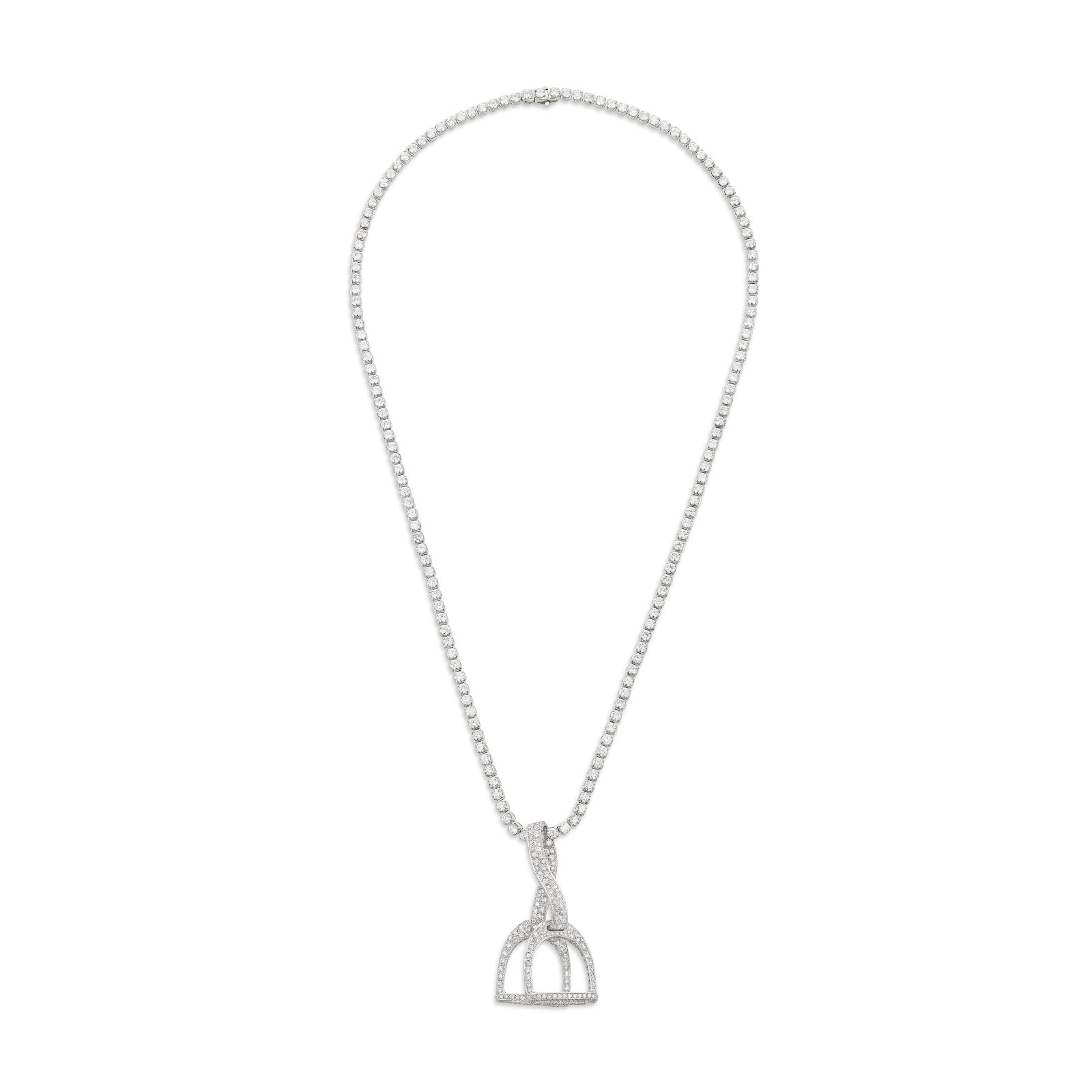 RALPH LAUREN DIAMOND 'EQUESTRIAN' PENDANT-NECKLACE (1 of 3)