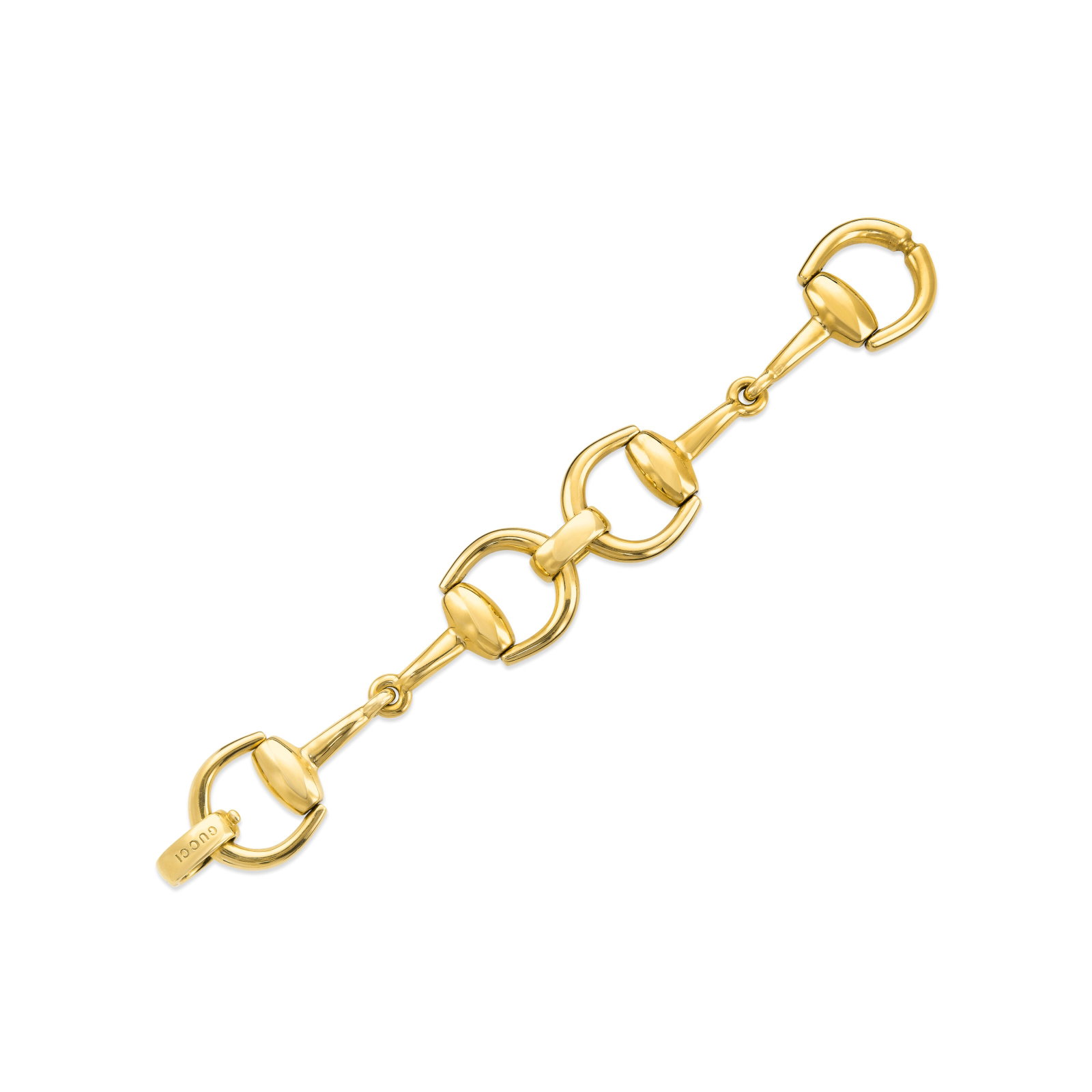 GUCCI GOLD 'HORSEBIT' BRACELET (1 of 3)