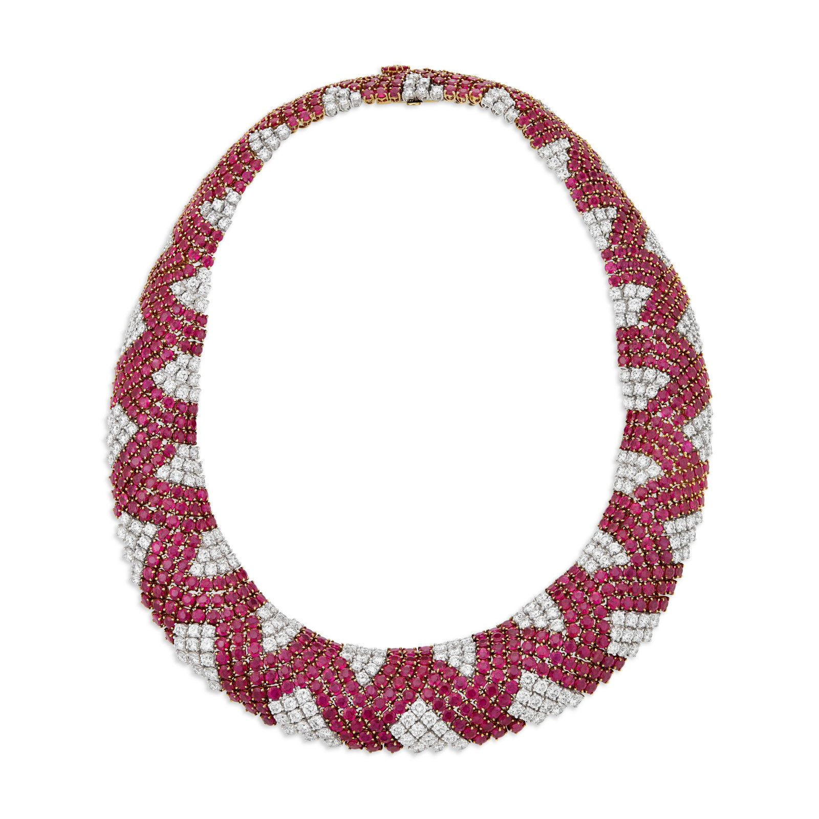 RUBY AND DIAMOND NECKLACE (1 of 3)