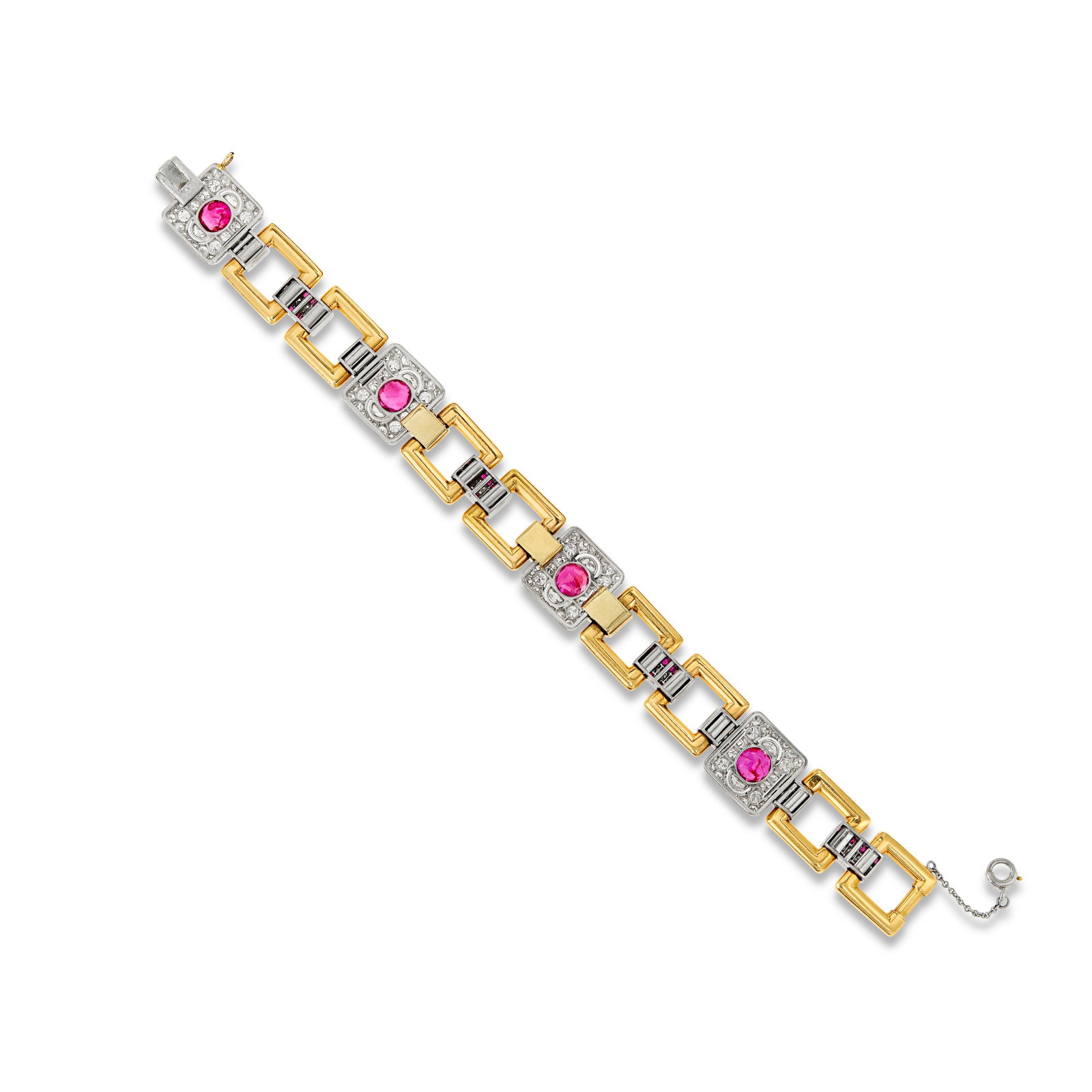 RUBY AND DIAMOND BRACELET - 3
