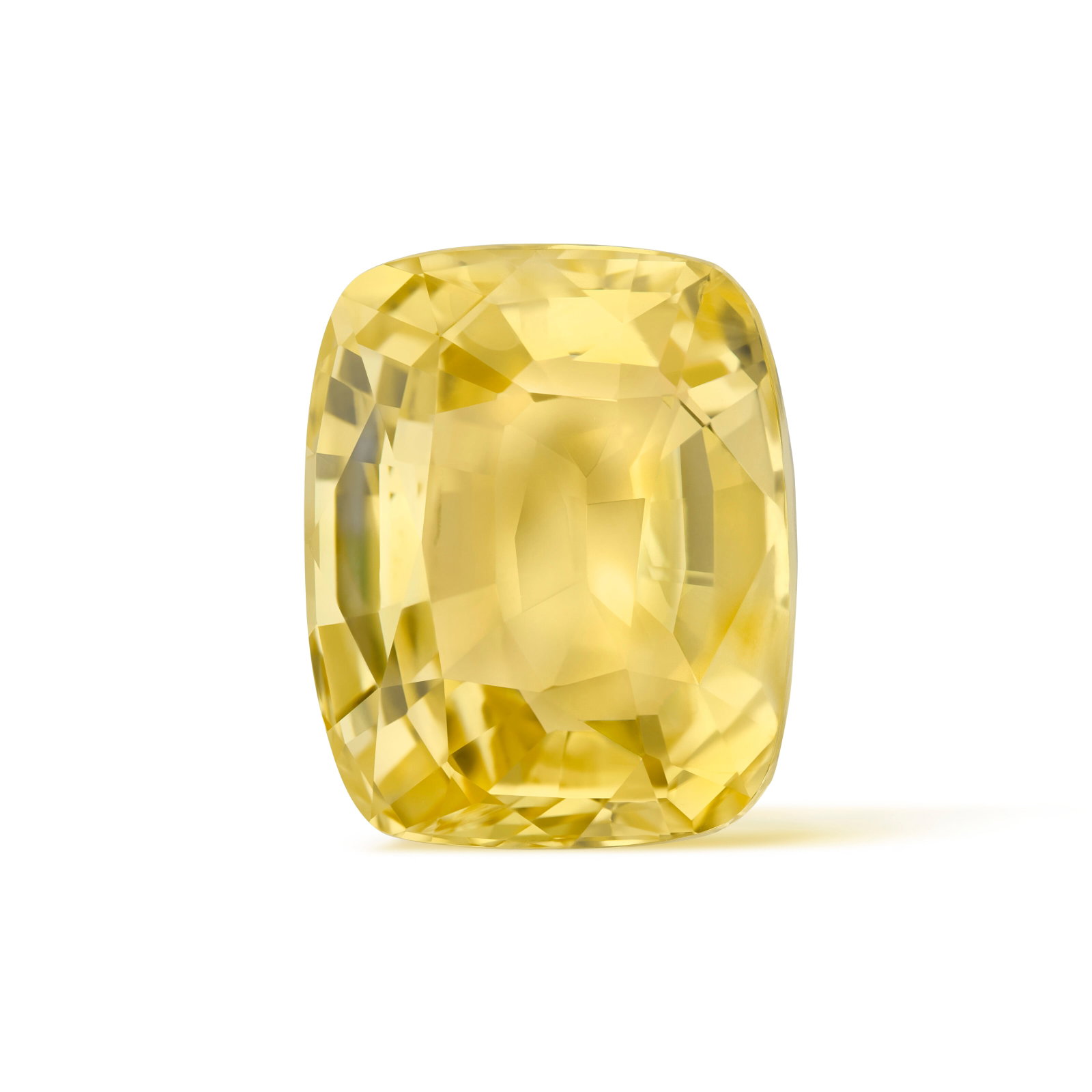 UNMOUNTED COLORED SAPPHIRE: UNMOUNTED COLORED SAPPHIRE Details Cushion brilliant step-cut yellow sapphire of 21.20 carats GIA, 2025, report no. 2231799944: 21.20 carats, Sri Lanka, no indications of heating