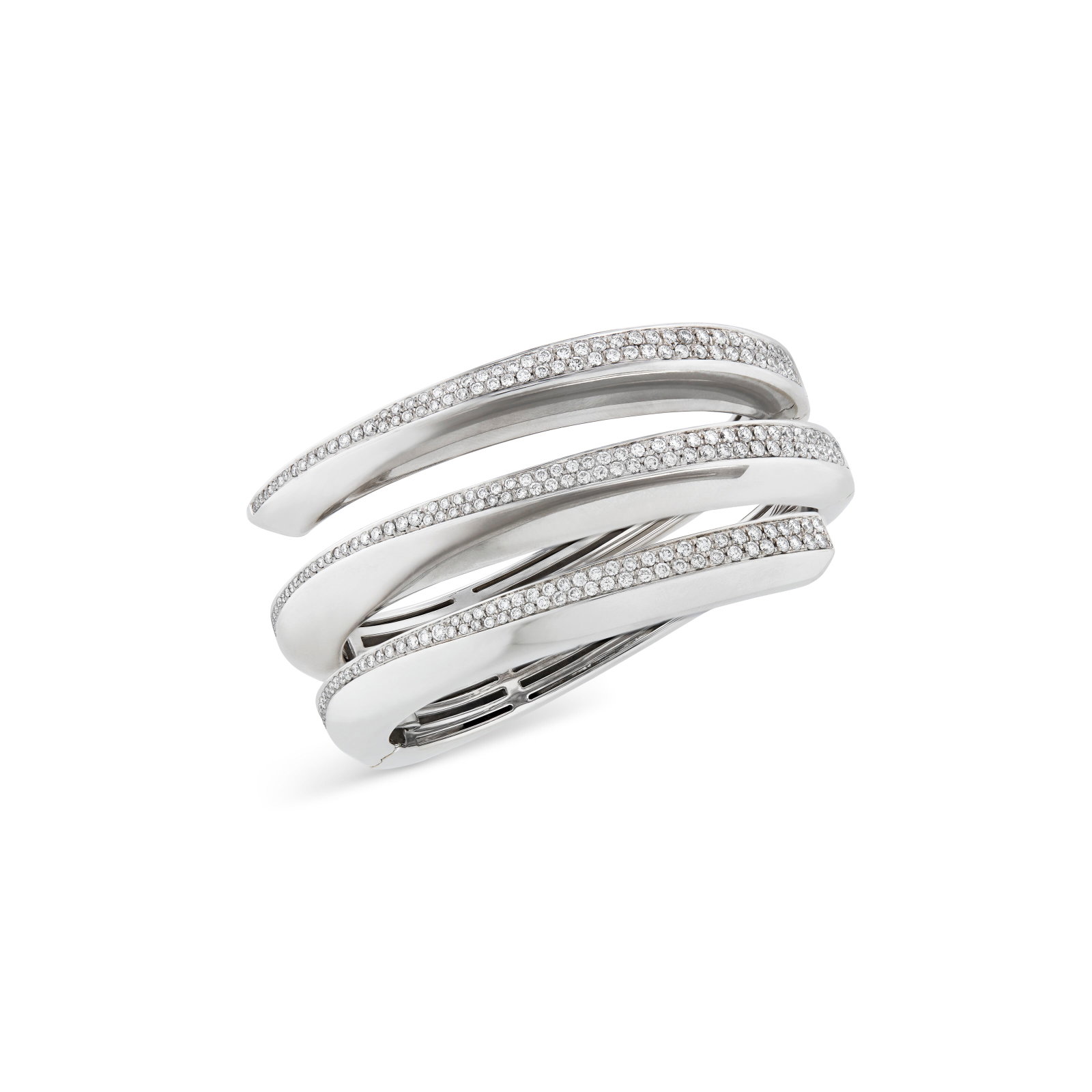 FRED DIAMOND AND WHITE GOLD BRACELET (1 of 3)