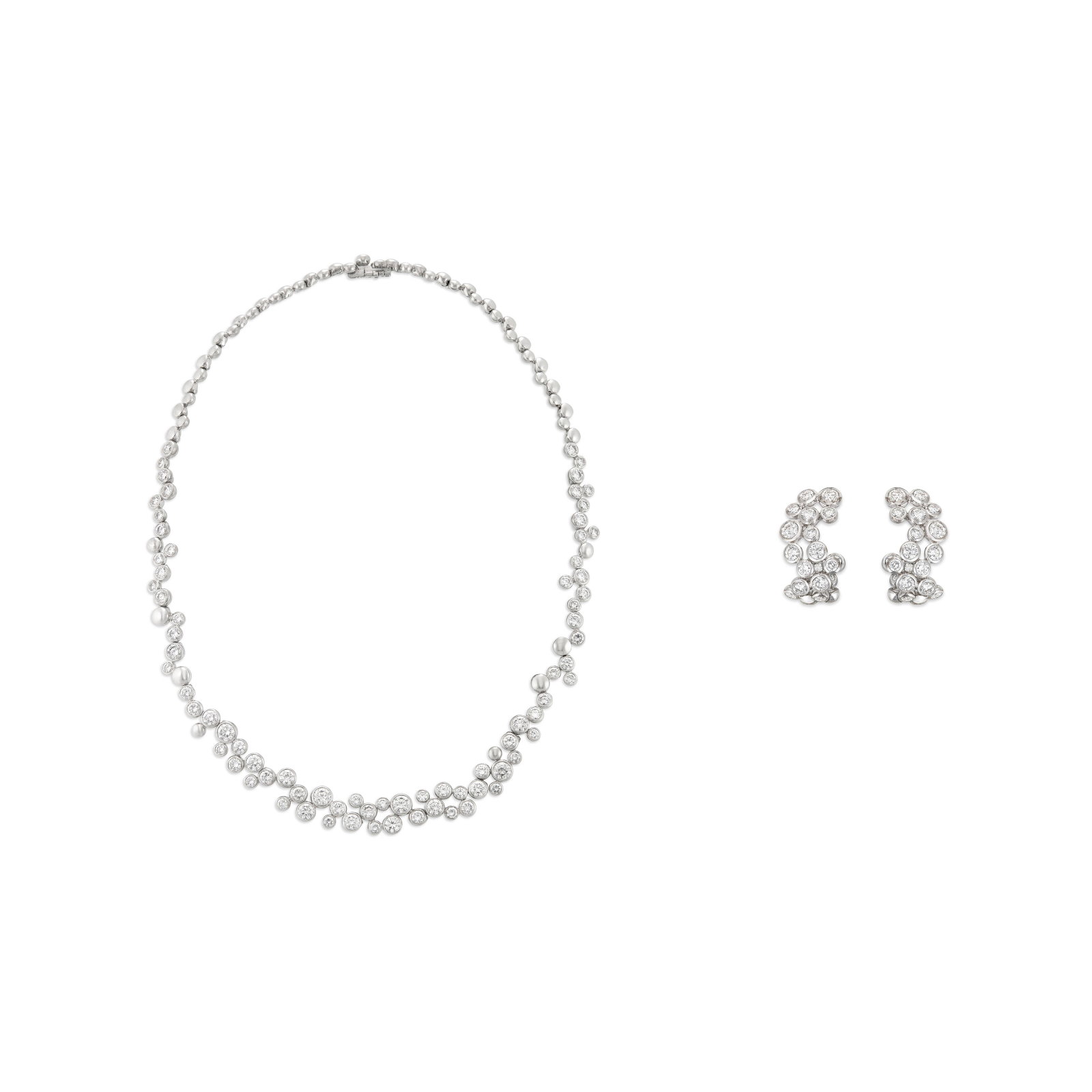 FRED SET OF DIAMOND JEWELRY (1 of 4)