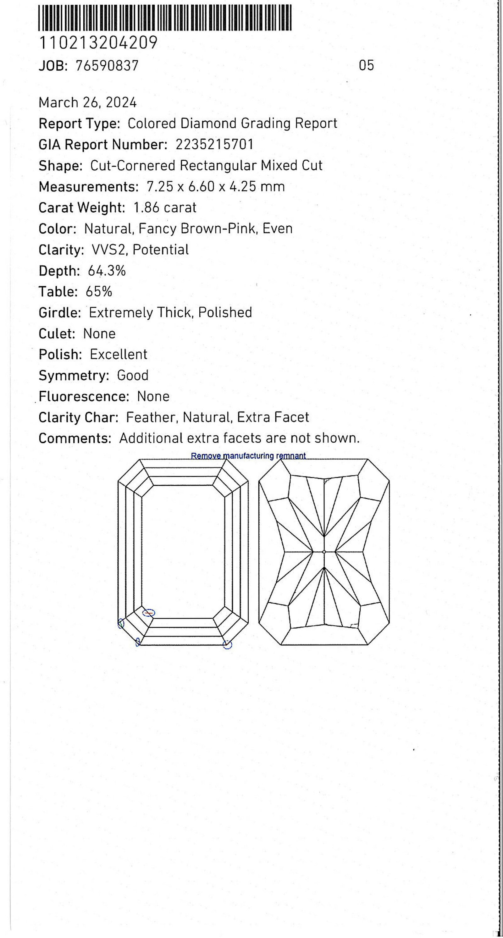 COLORED DIAMOND RING - 4