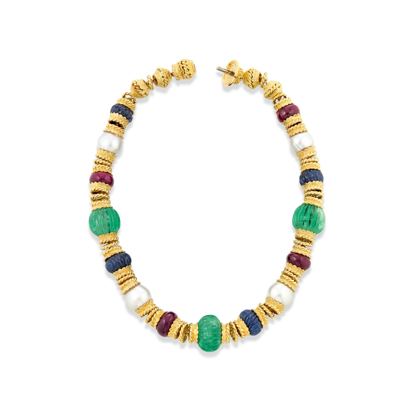 DAVID WEBB MULTI-GEM NECKLACE - 3