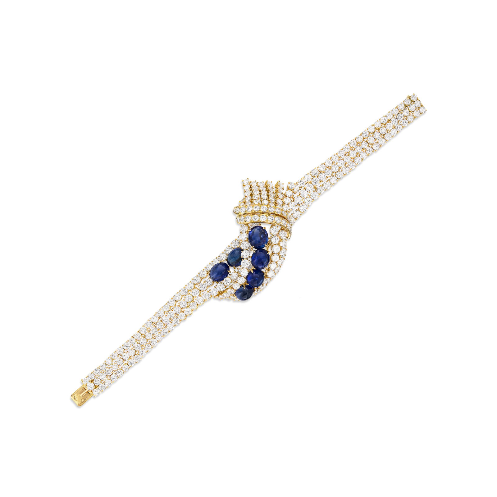 M. GERARD SAPPHIRE AND DIAMOND BRACELET (1 of 4)