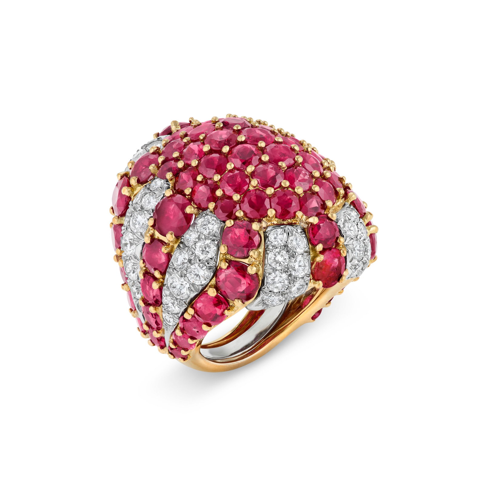 DAVID WEBB RUBY AND DIAMOND RING (1 of 4)