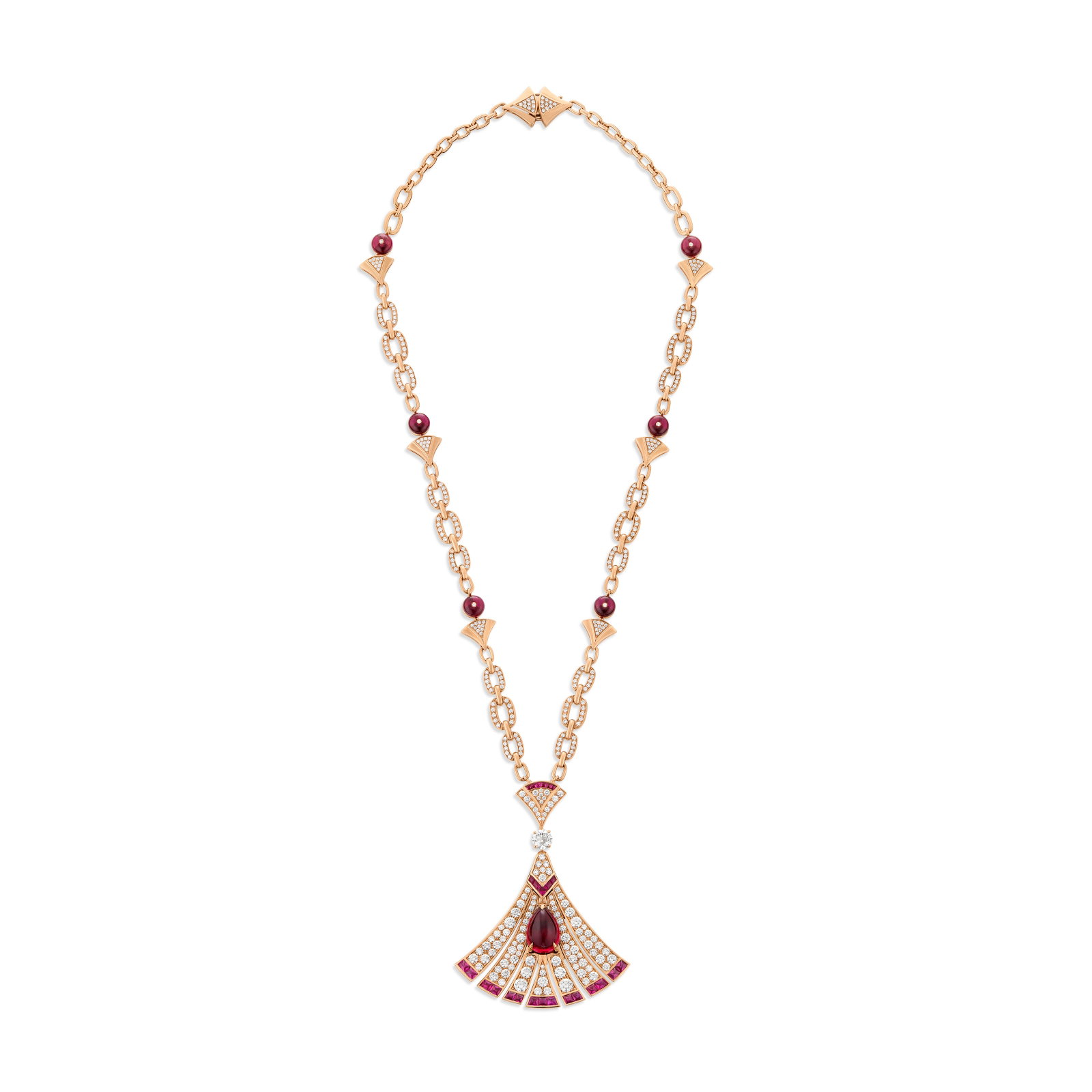 BULGARI TOURMALINE AND DIAMOND 'DIVAS' DREAM' PENDANT-NECKLACE (1 of 3)