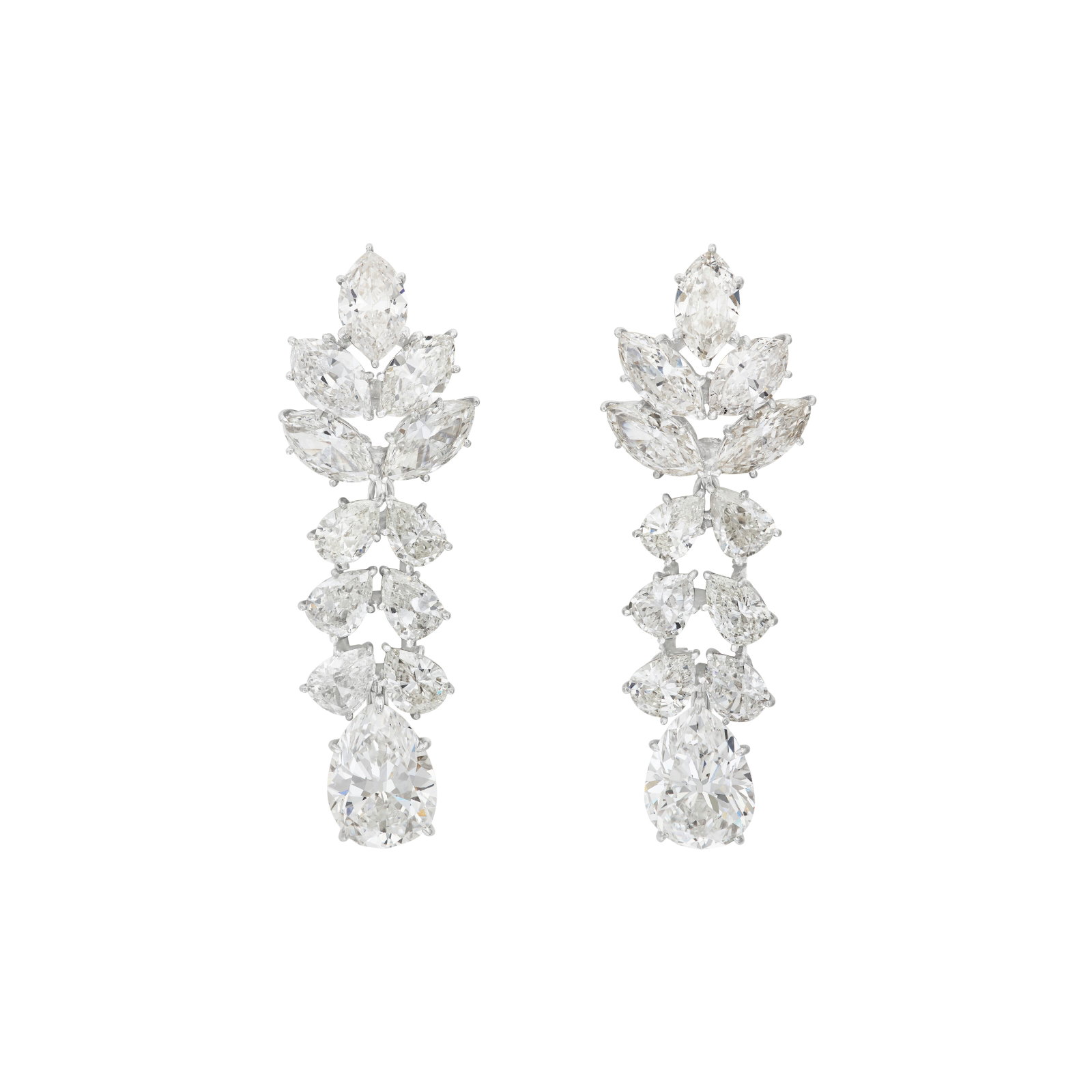 DIAMOND PENDANT EARRINGS (1 of 5)