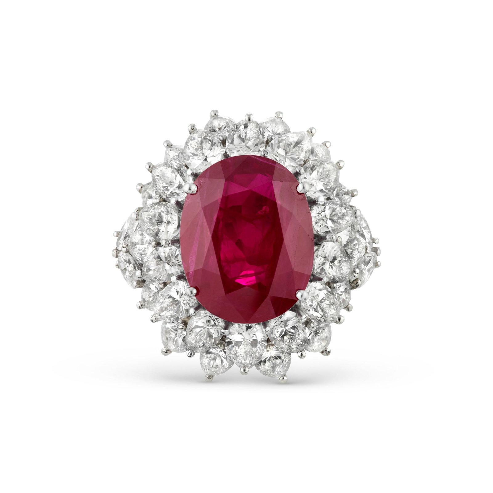RUBY AND DIAMOND RING - 2