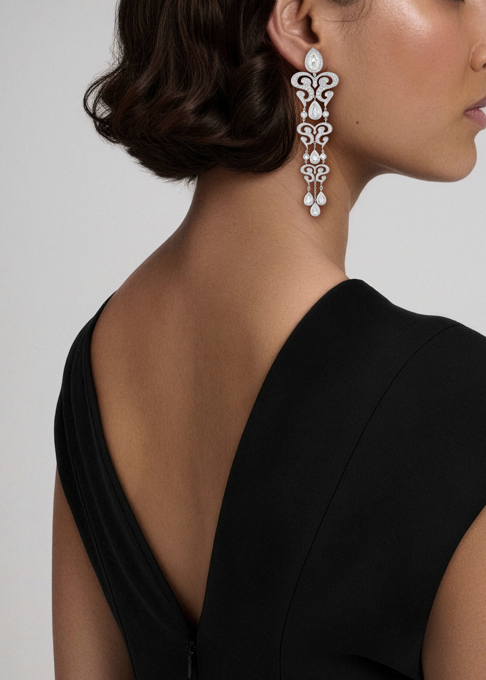 CHOPARD DIAMOND EARRINGS - 3