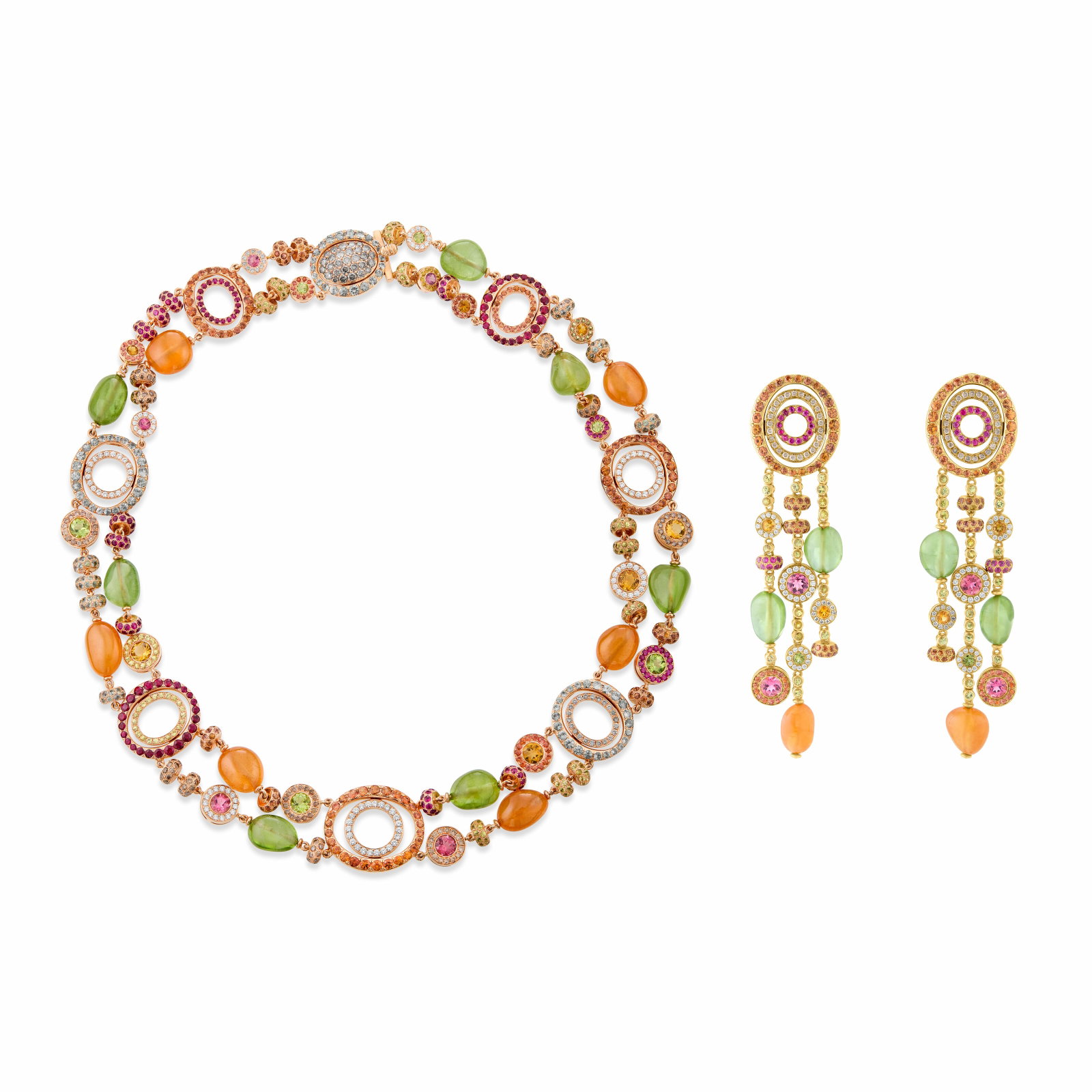 ADLER SET OF MULTI-GEM, DIAMOND AND COLORED DIAMOND JEWELRY (1 of 6)