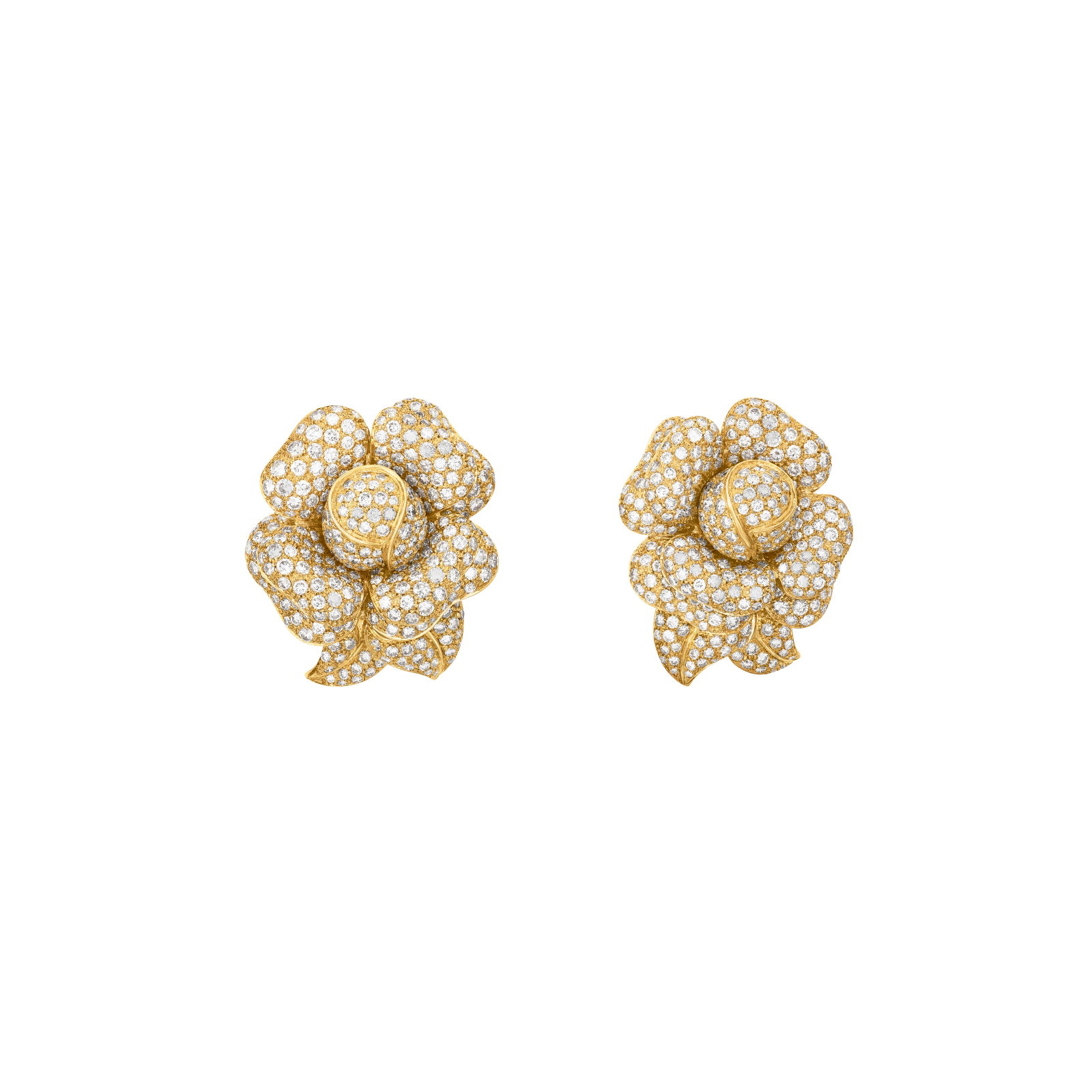 GIOVANE DIAMOND FLOWER EARRINGS (1 of 3)
