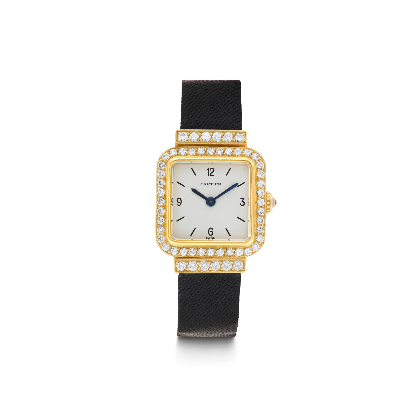 CARTIER DIAMOND 'SONATE' WRISTWATCH (1 of 4)