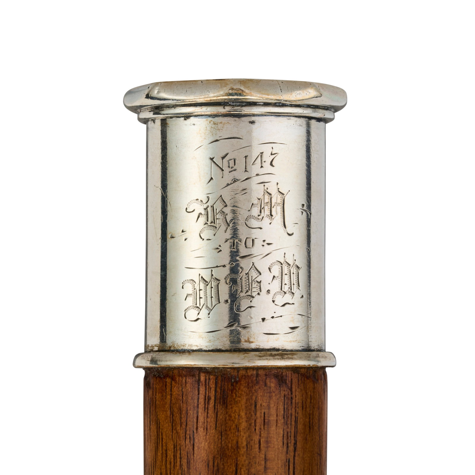 AN ABRAHAM LINCOLN PRESENTATION FENCE RAIL CANE (1 of 4)