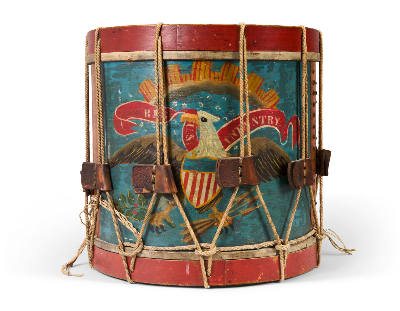 A UNITED STATES ARMY SNARE DRUM (1 of 4)