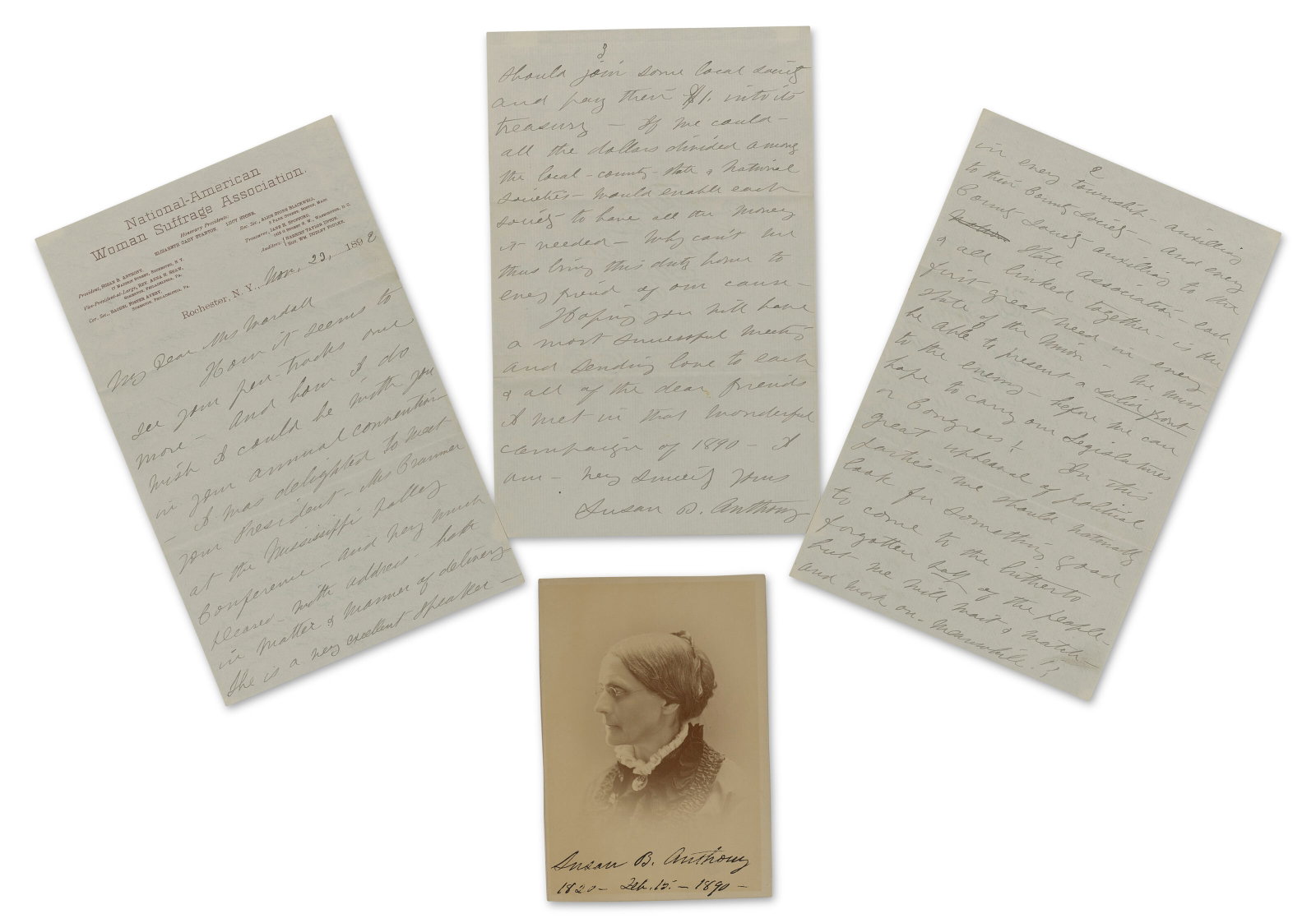 ON THE SUCCESS OF THE NATIONAL-AMERICAN WOMAN SUFFRAGE ASSOCIATION (1 of 4)