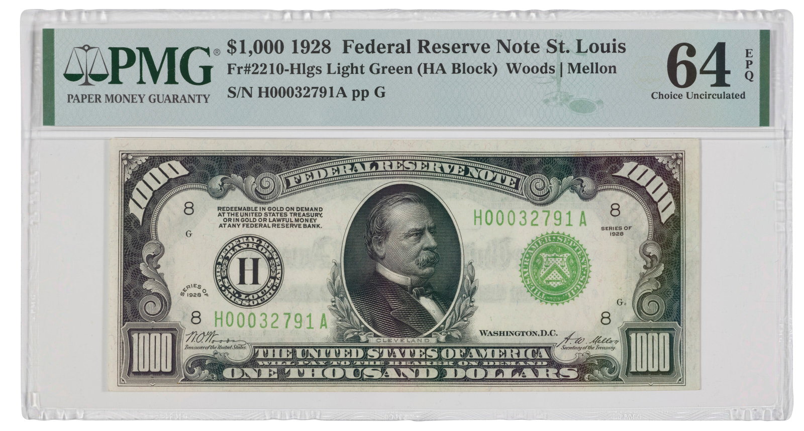 $1,000 FEDERAL RESERVE NOTE (1 of 1)