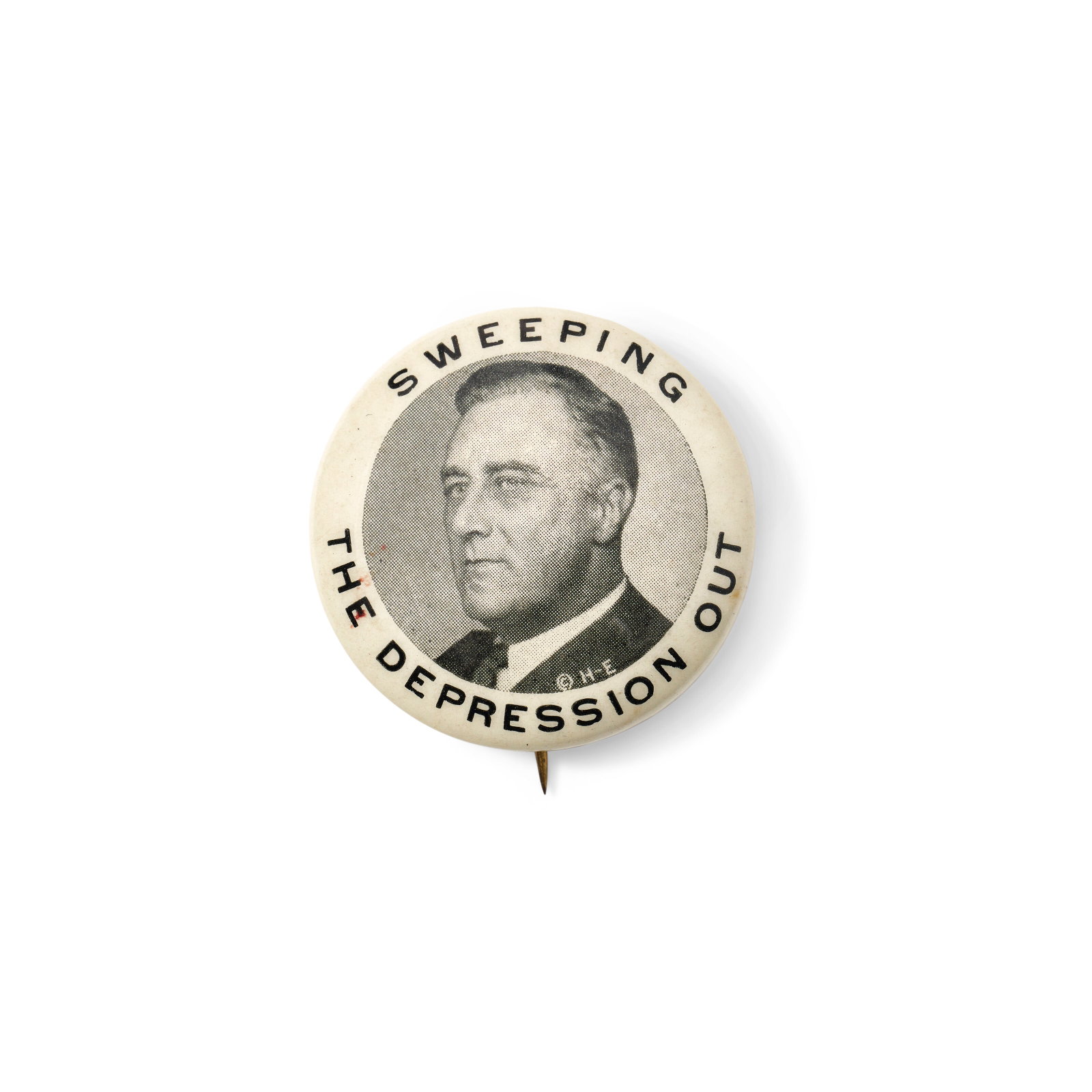 FRANKLIN D. ROOSEVELT RE-ELECTION CAMPAIGN BUTTON (1 of 1)