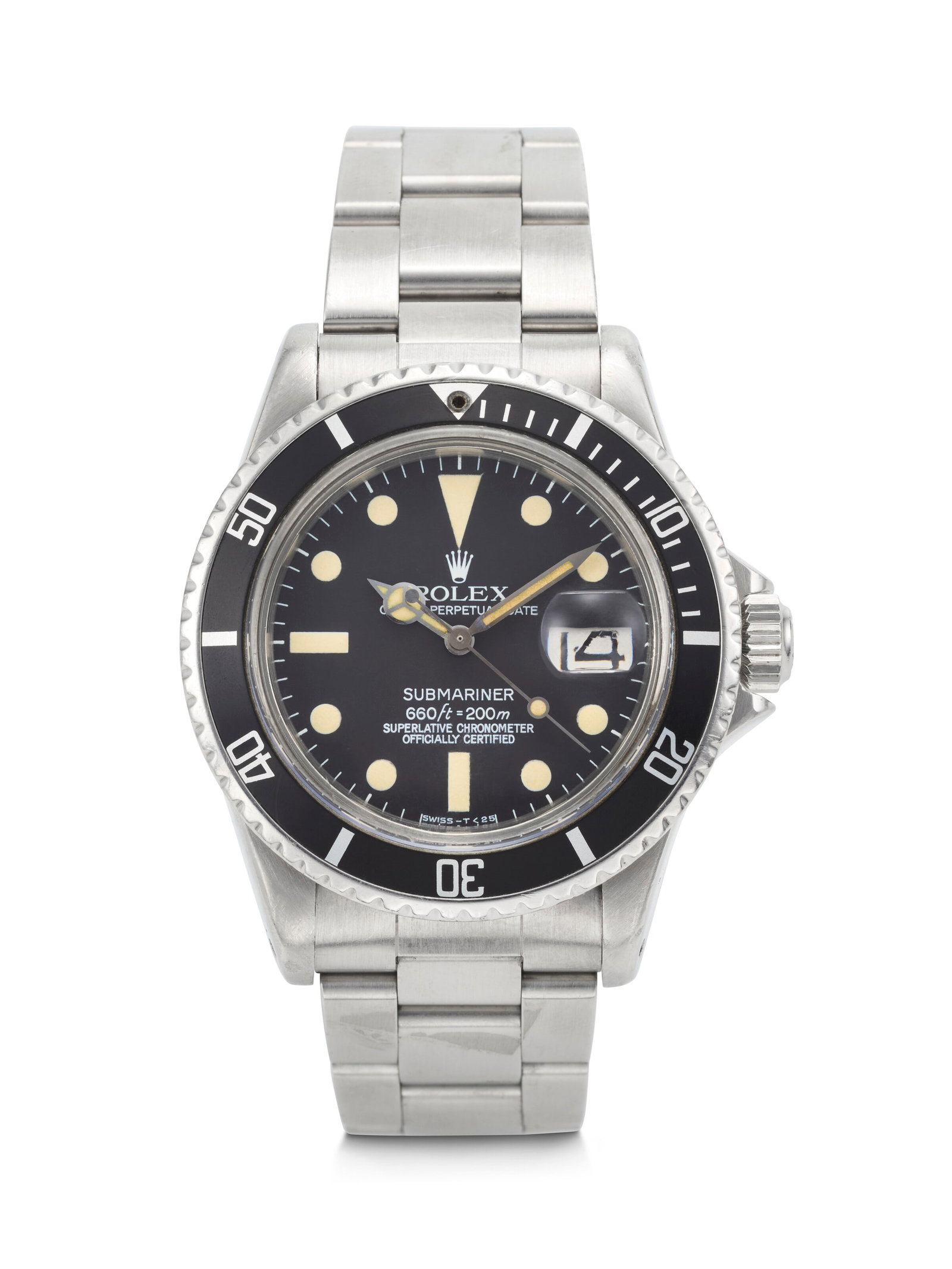 ROLEX, STAINLESS STEEL ‘SUBMARINER' WITH DATE AND BRACELET, REF. 1680 (1 of 4)
