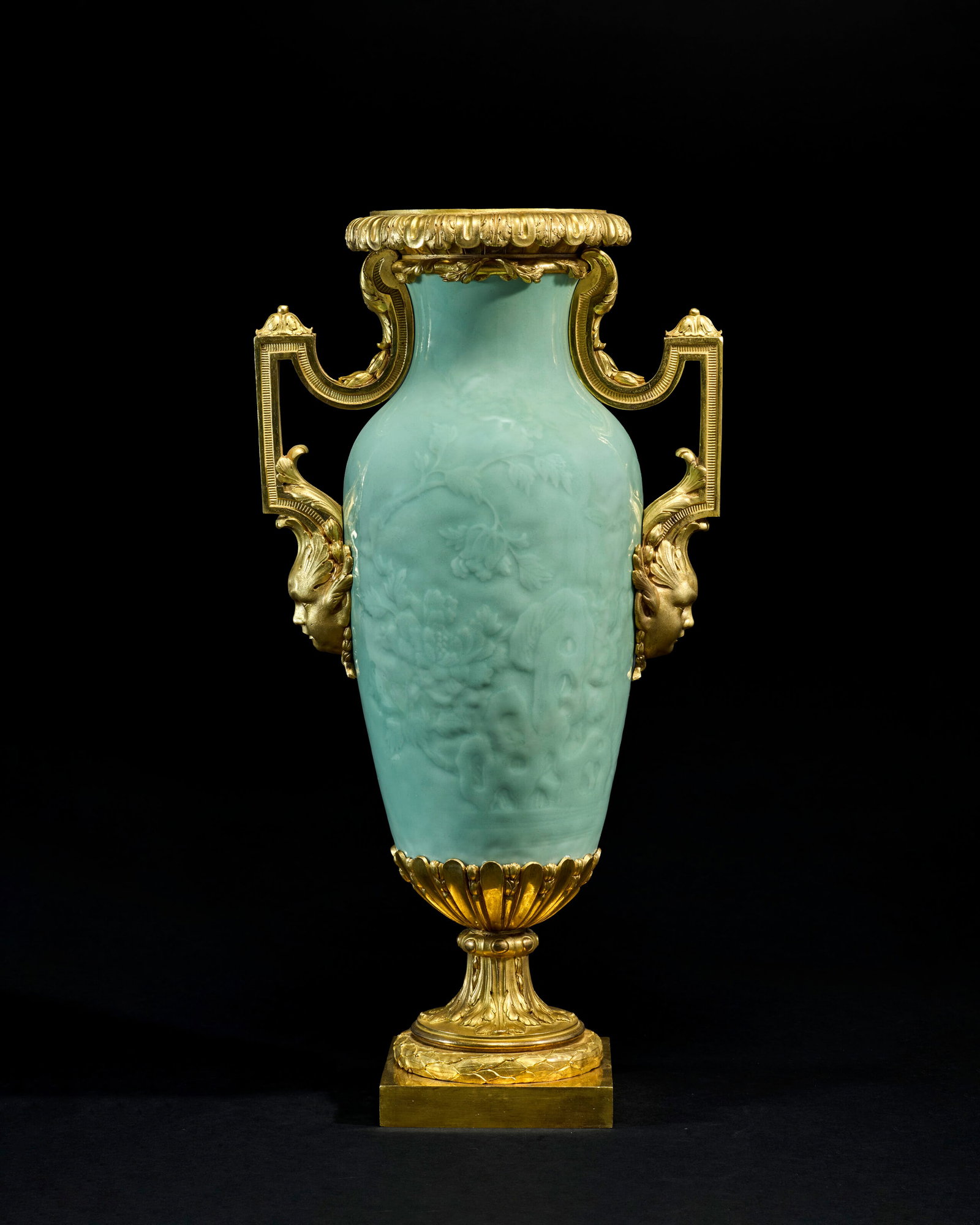 A LATE LOUIS XV ORMOLU-MOUNTED CHINESE CELADON PORCELAIN VASE CIRCA 1770 (1 of 6)