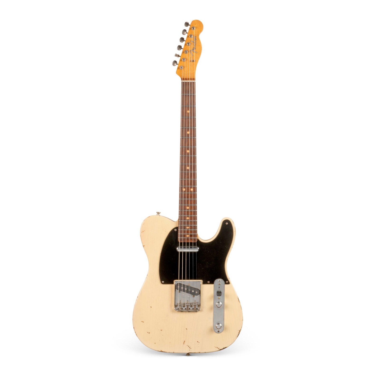 A SOLID-BODY ELECTRIC GUITAR, CUSTOM SHOP TELECASTER, ‘63 RELIC FENDER ELECTRIC INSTRUMENT (1 of 8)