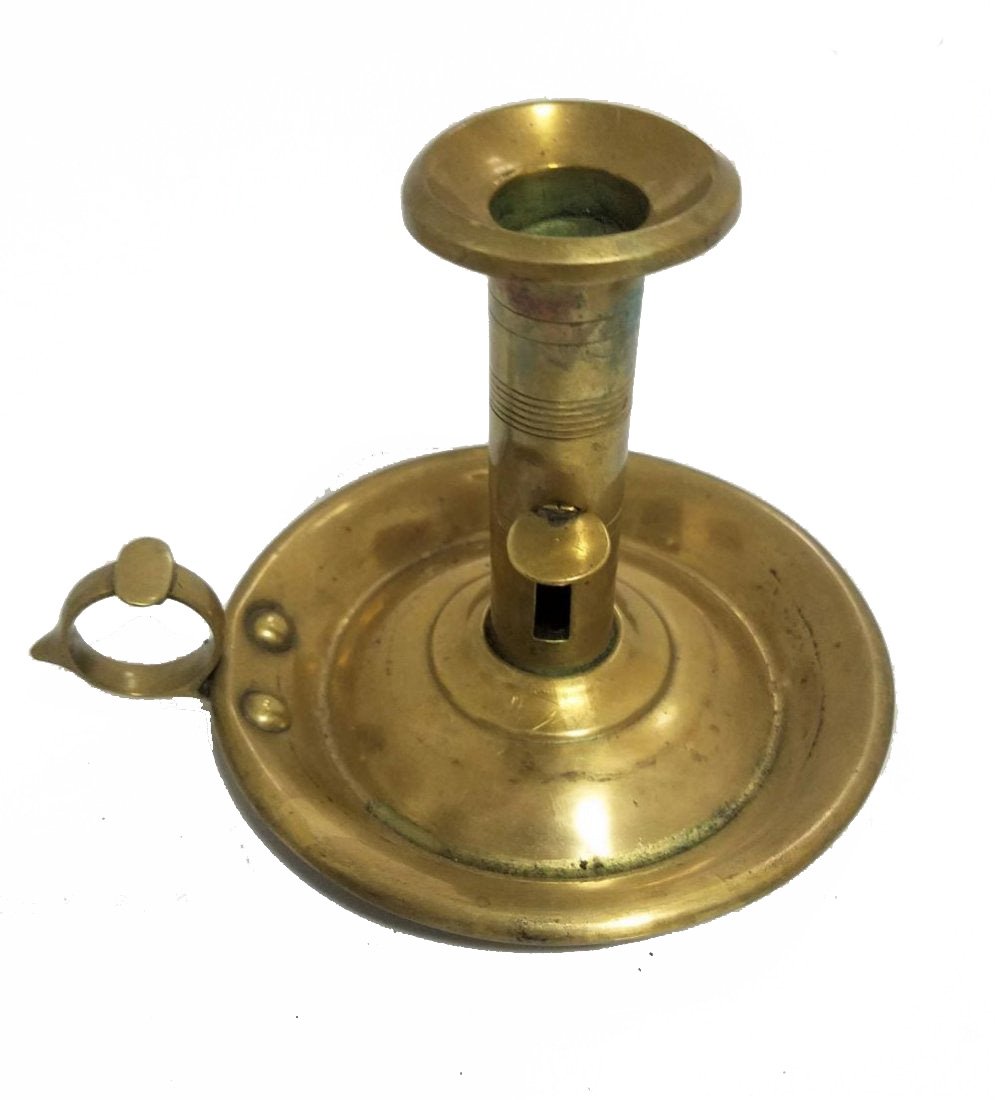 Antique Push up Brass Candlestick! (1 of 5)
