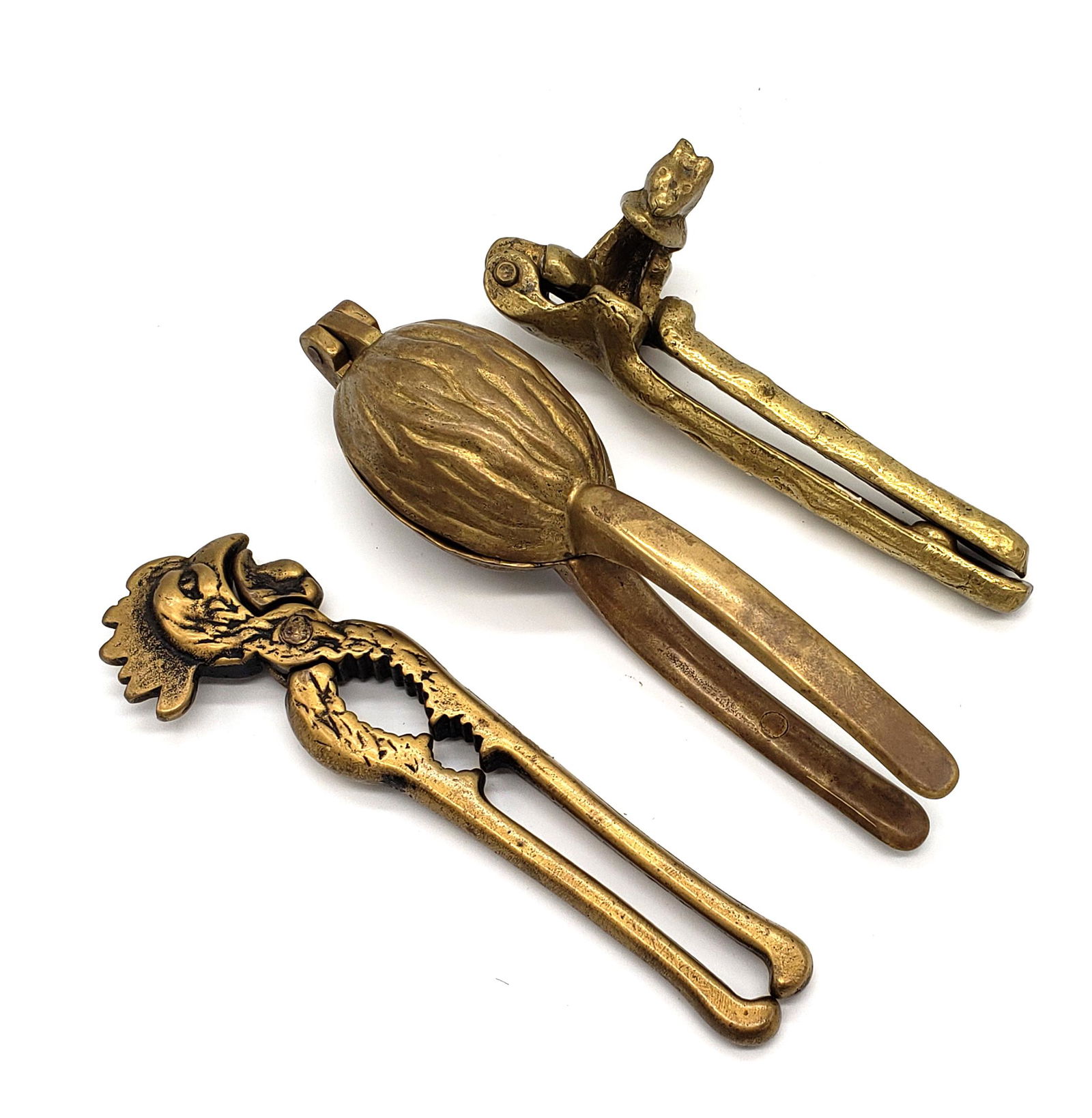 Vintage Lot Figurine Brass Nut Crackers! (1 of 4)