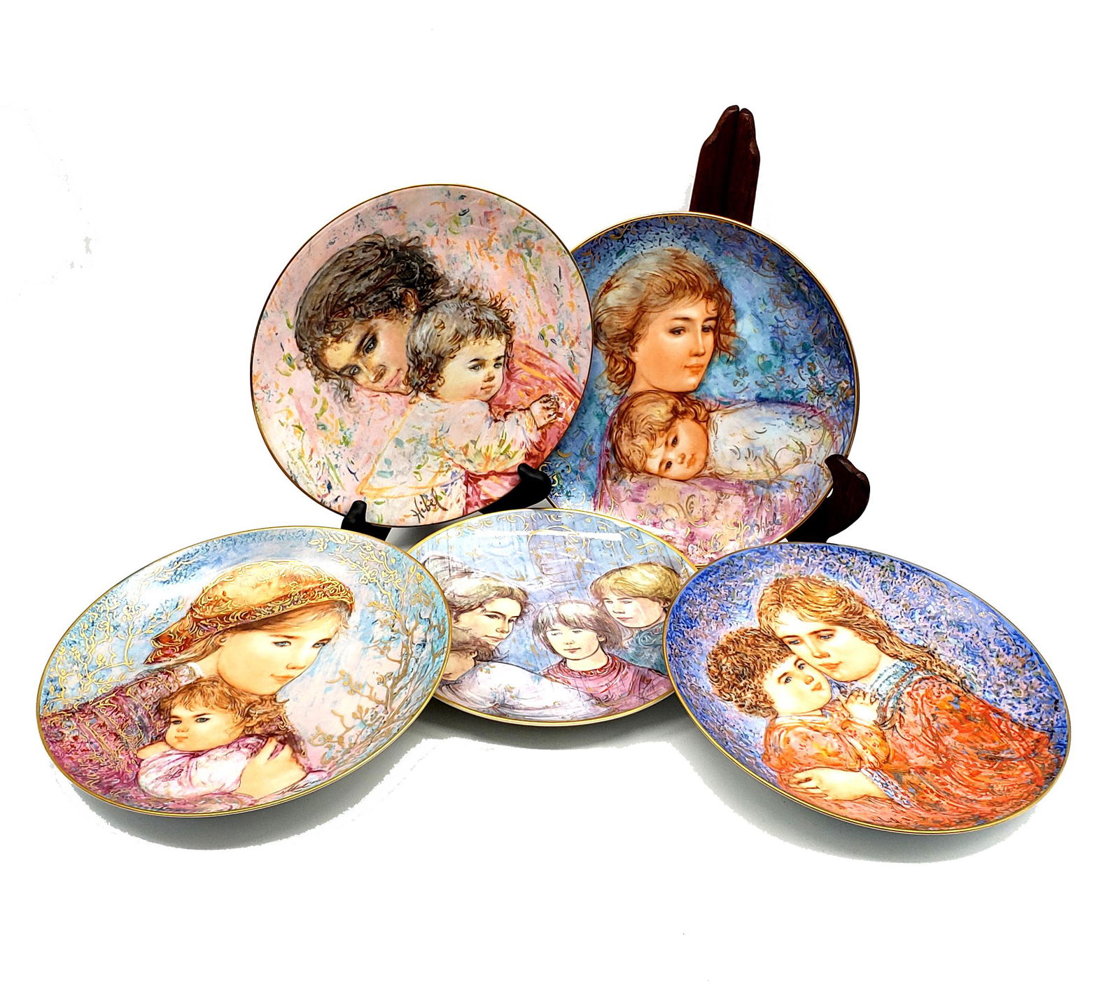 Lot Of 5 Mothers Day Plates By Hibel! (1 of 13)