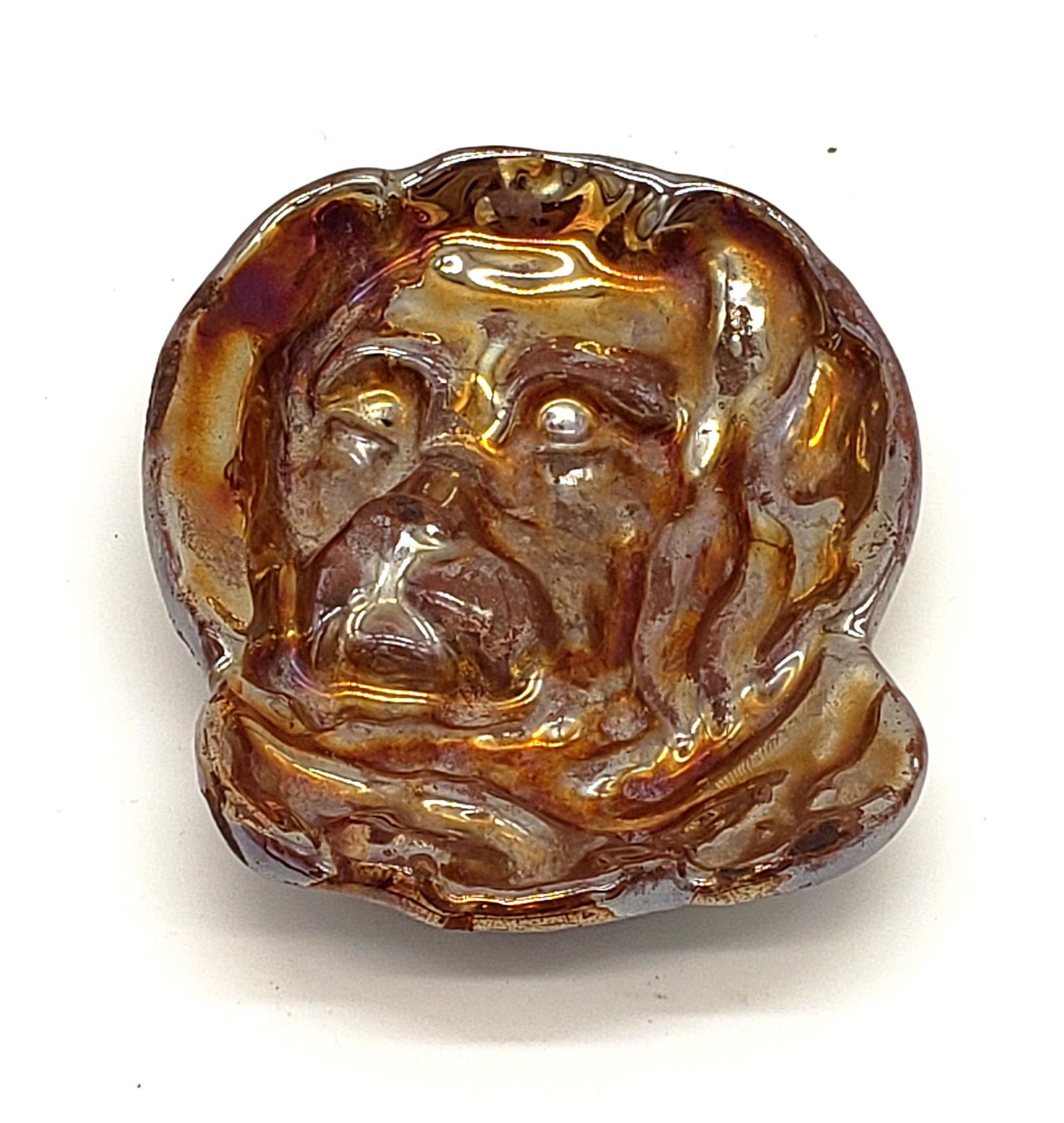 Vintage Dog Face Shape Ashtray & Paper Weight! (1 of 4)