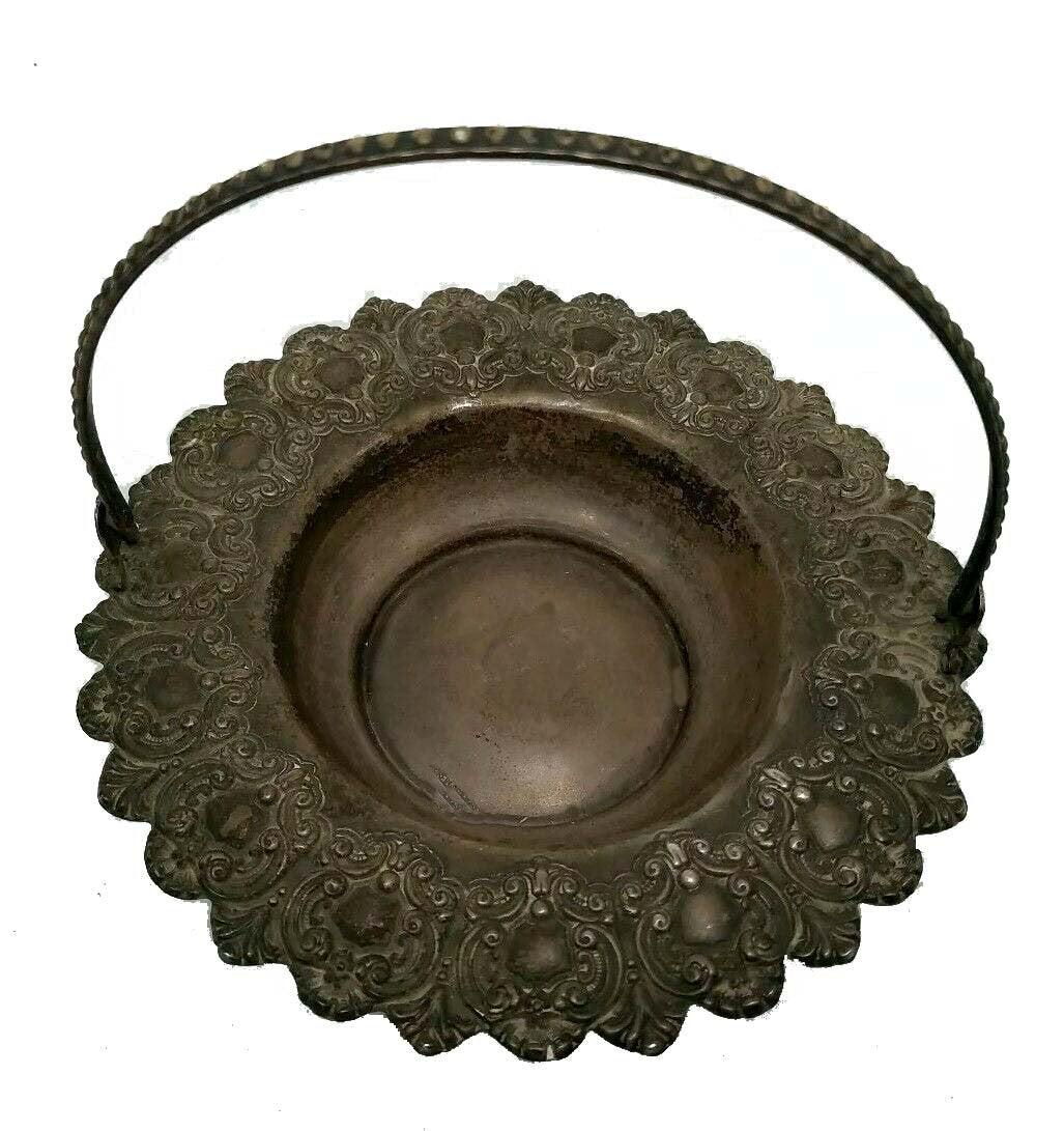 Sterling Silver Bon Bon Bowl with Handle 1960! (1 of 3)