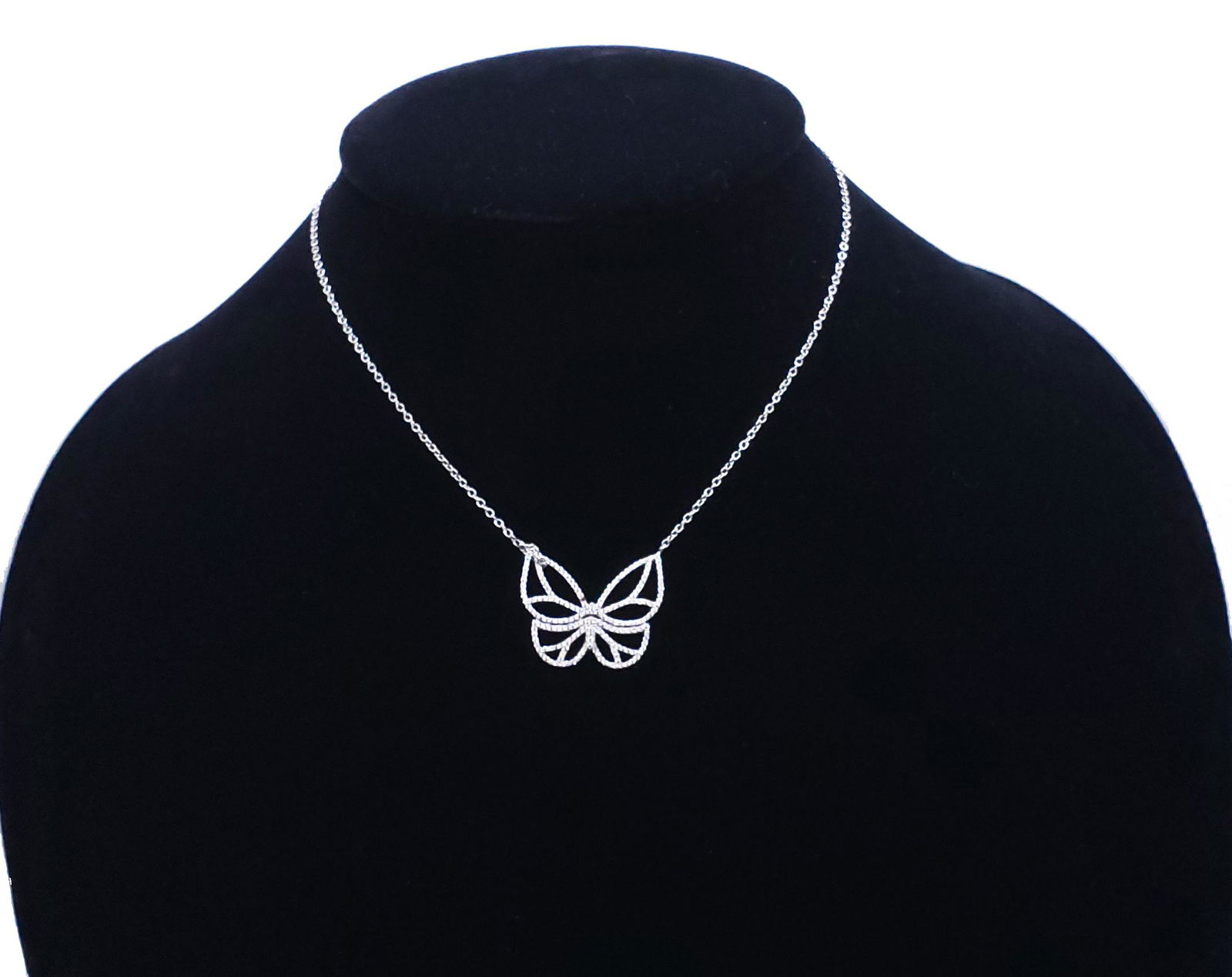 Nice 14K Gold Butterfly Pendant  Necklace ! (1 of 5)
