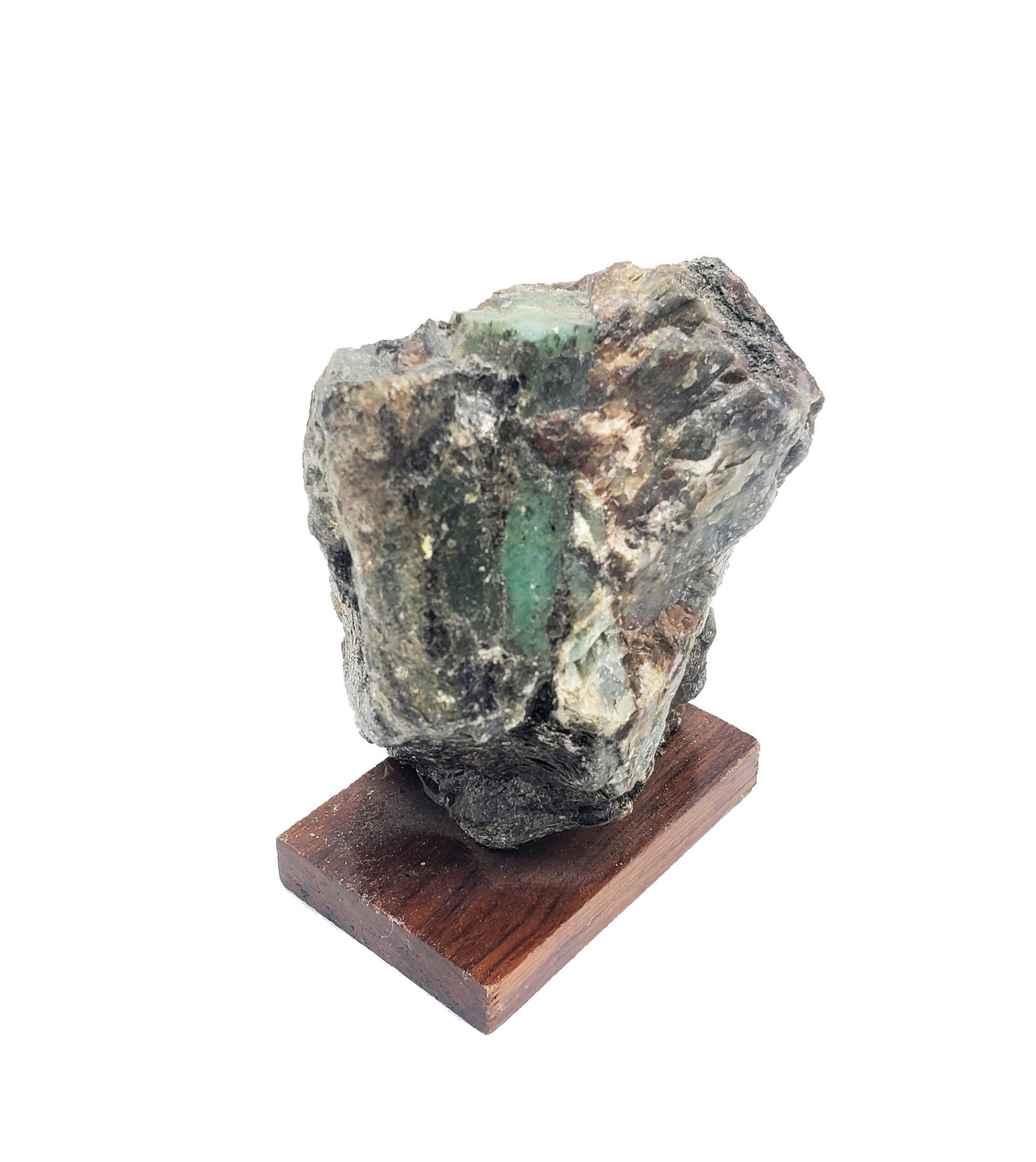 Raw Emerald Rock on a Display Stand 346 gram! (1 of 5)