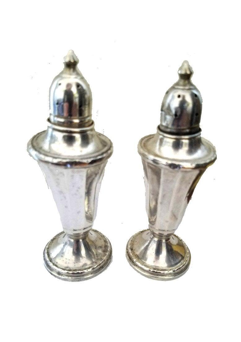 Vintage Sterling Silver Salt & Pepper Shakers! (1 of 3)