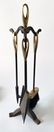 Vintage Black Wrought Iron Fireplace Tools Set! - 2