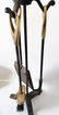 Vintage Black Wrought Iron Fireplace Tools Set! - 3