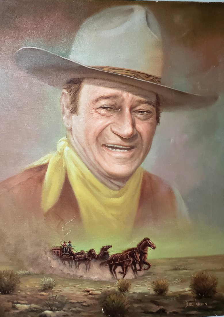 John Wayne Painting by Bill Larsen! (1 of 10)