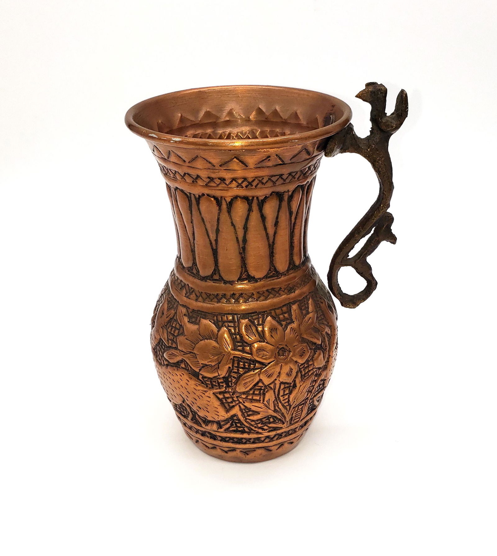 Vintage Stunning Copper Jug & Washing Hands Cup! (1 of 5)