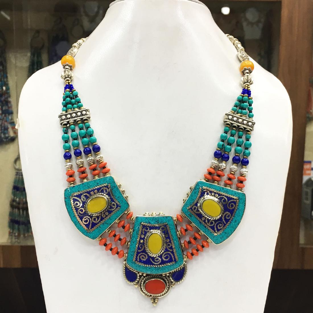 AMAZING TIBETAN SHOWPIECE NECKLACE (1 of 1)